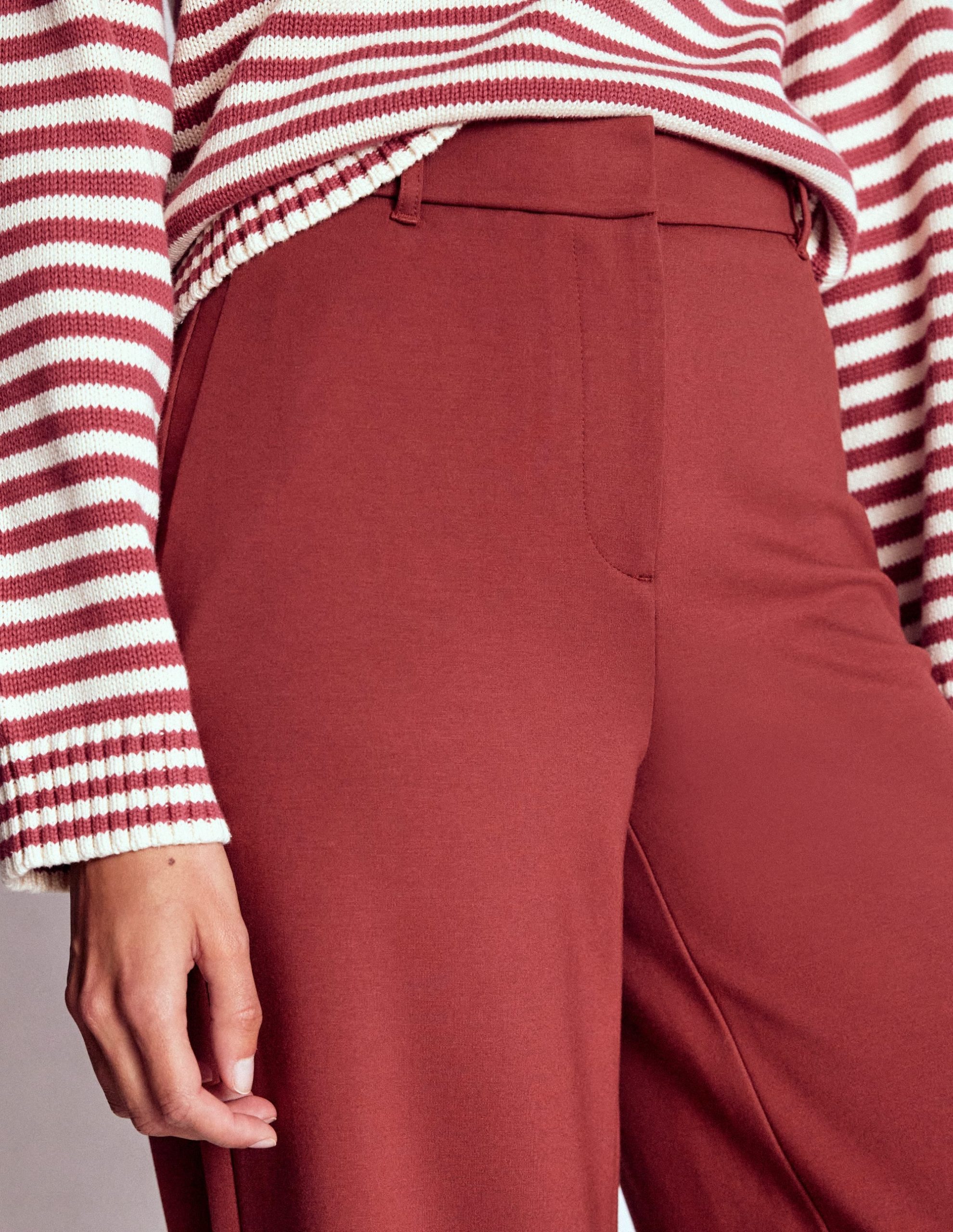 Belgravia Ponte Pants-Chestnut