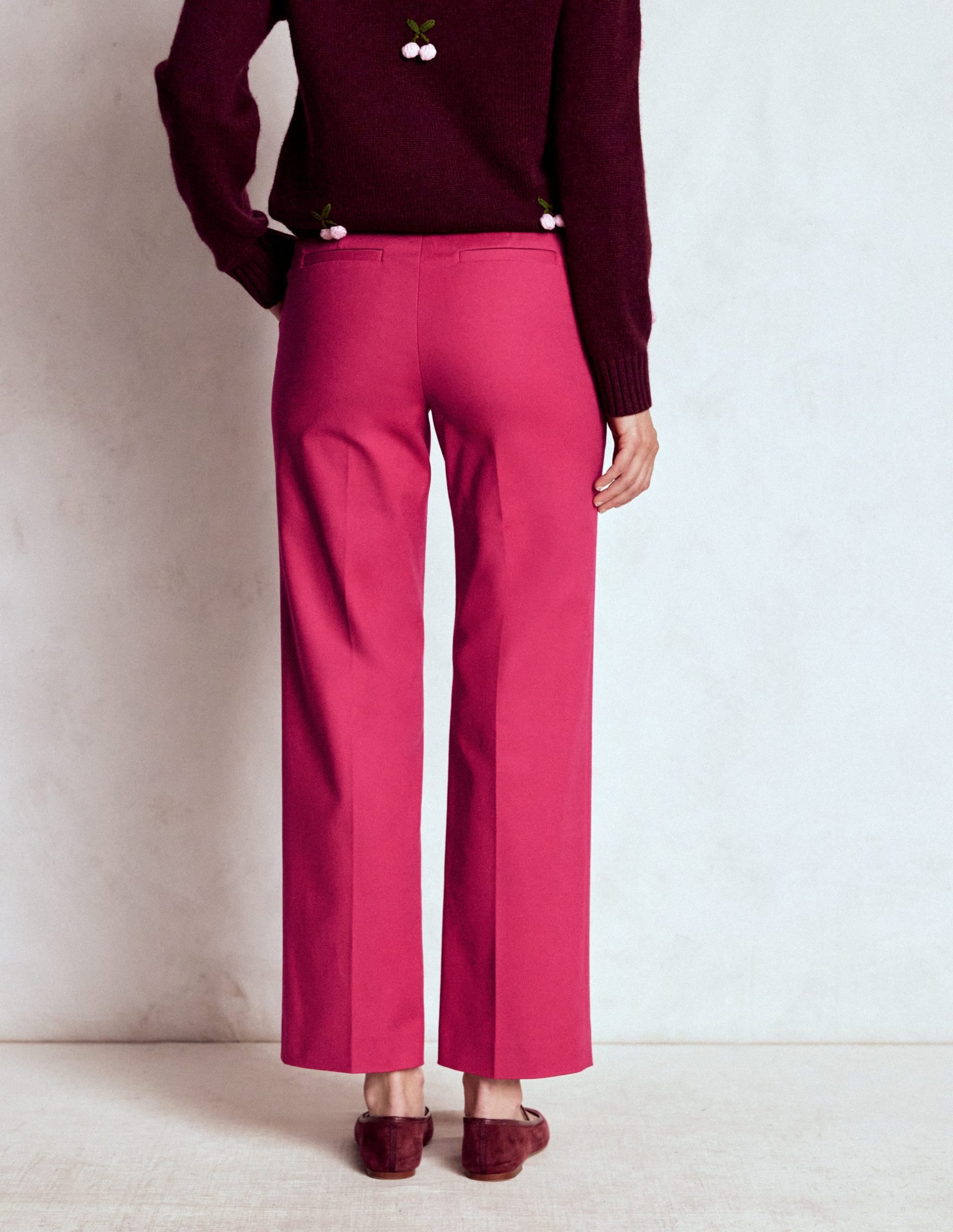 Canonbury 7/8 Pants-Bright Cherry - Image 3