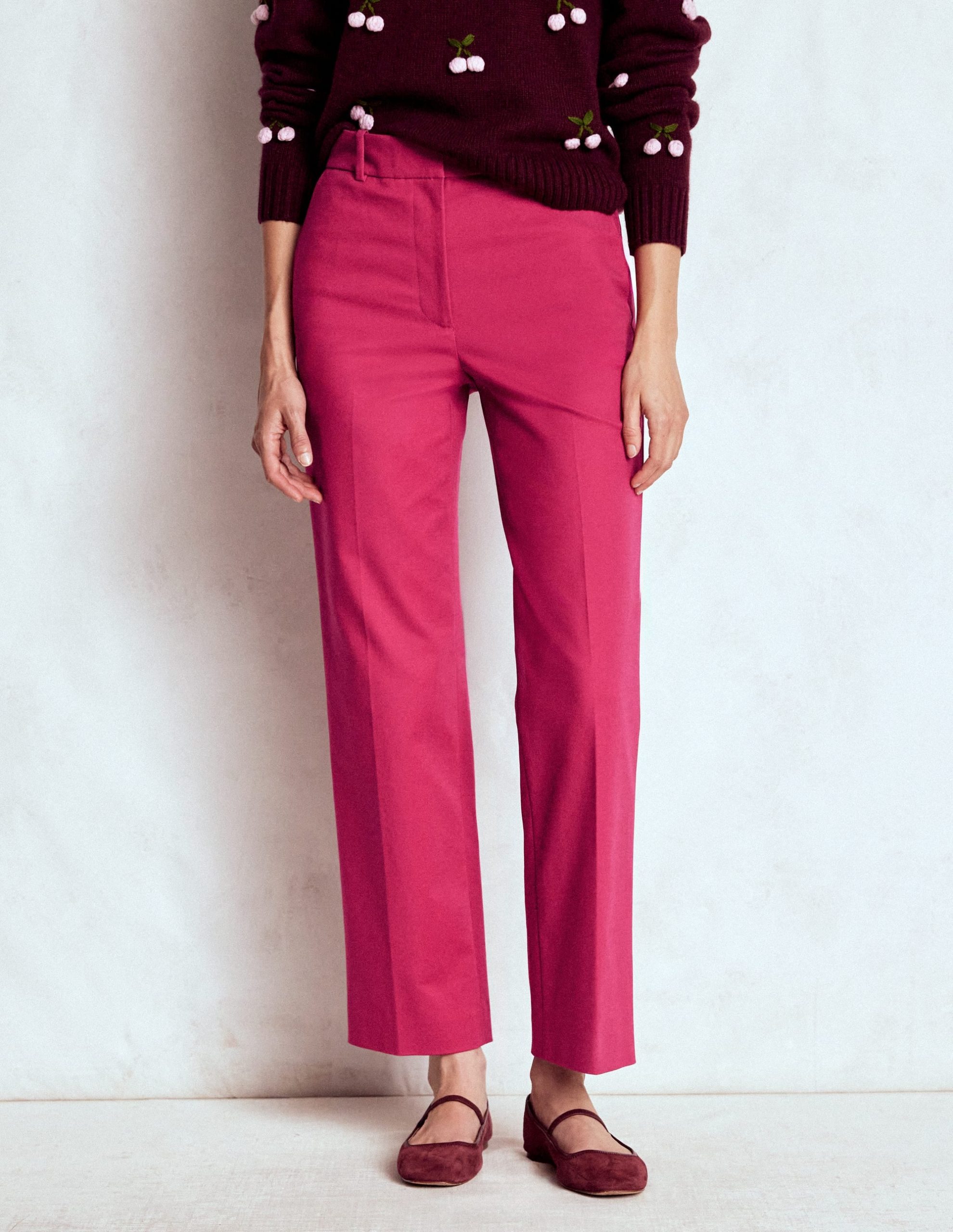 Canonbury 7/8 Pants-Bright Cherry - Image 4