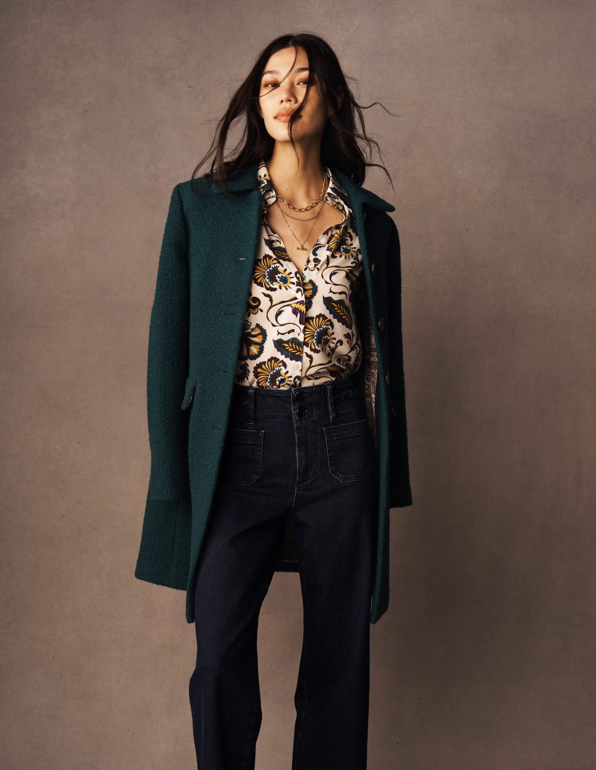 Sienna Silk Shirt-Multi. Ornate Meadow - Image 5