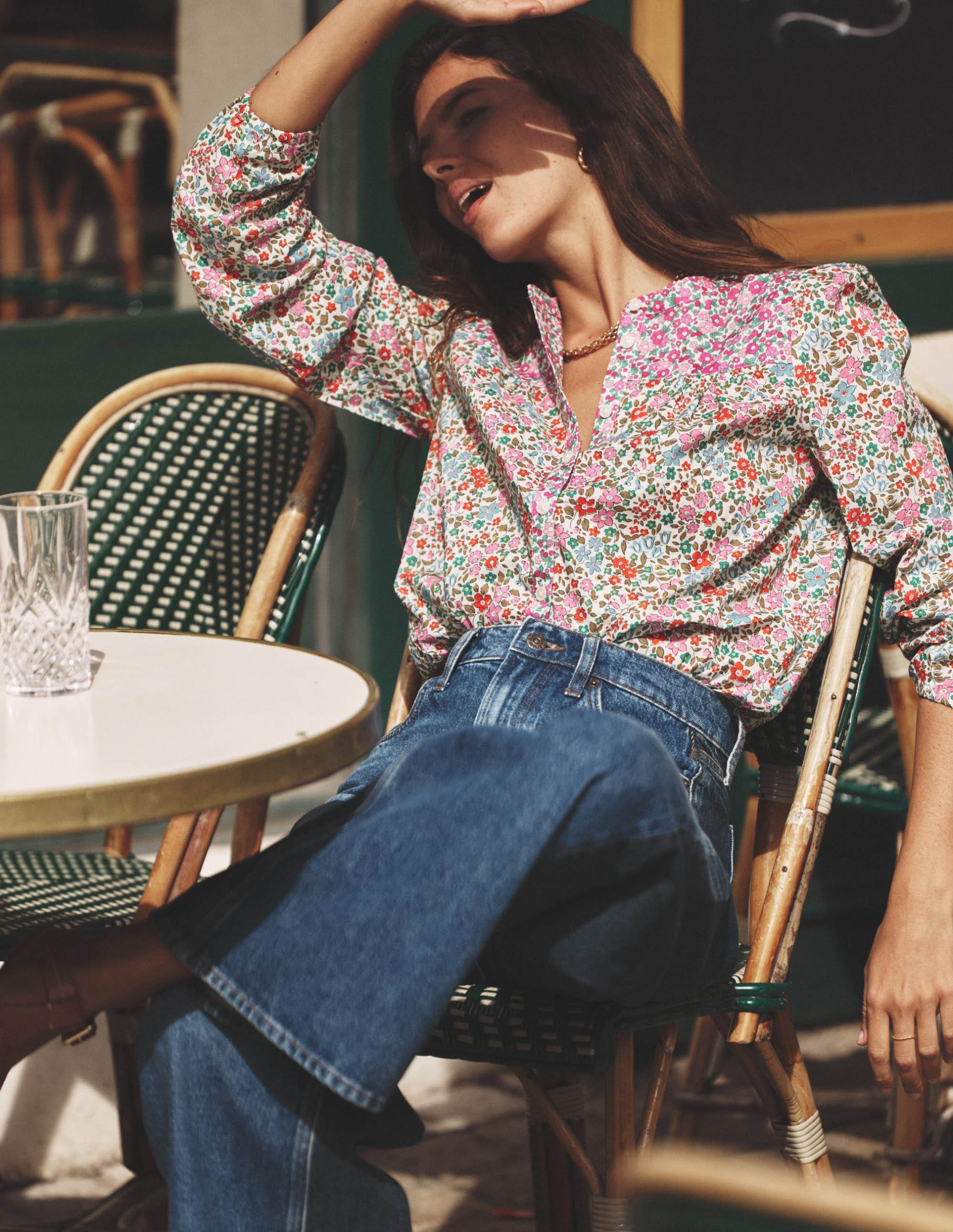 Corrine Cotton Top-Flowerbed - Image 5