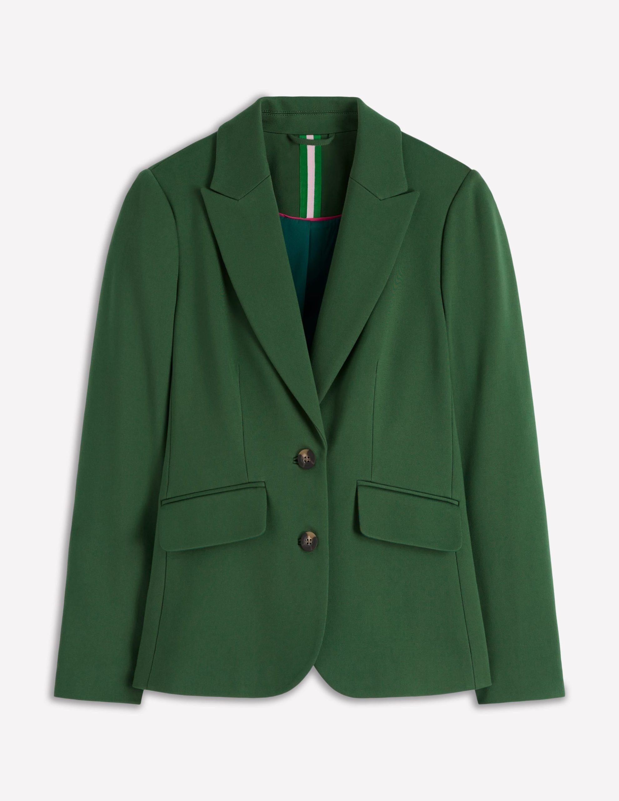 Marylebone Ponte Blazer-Hunter green - Image 5
