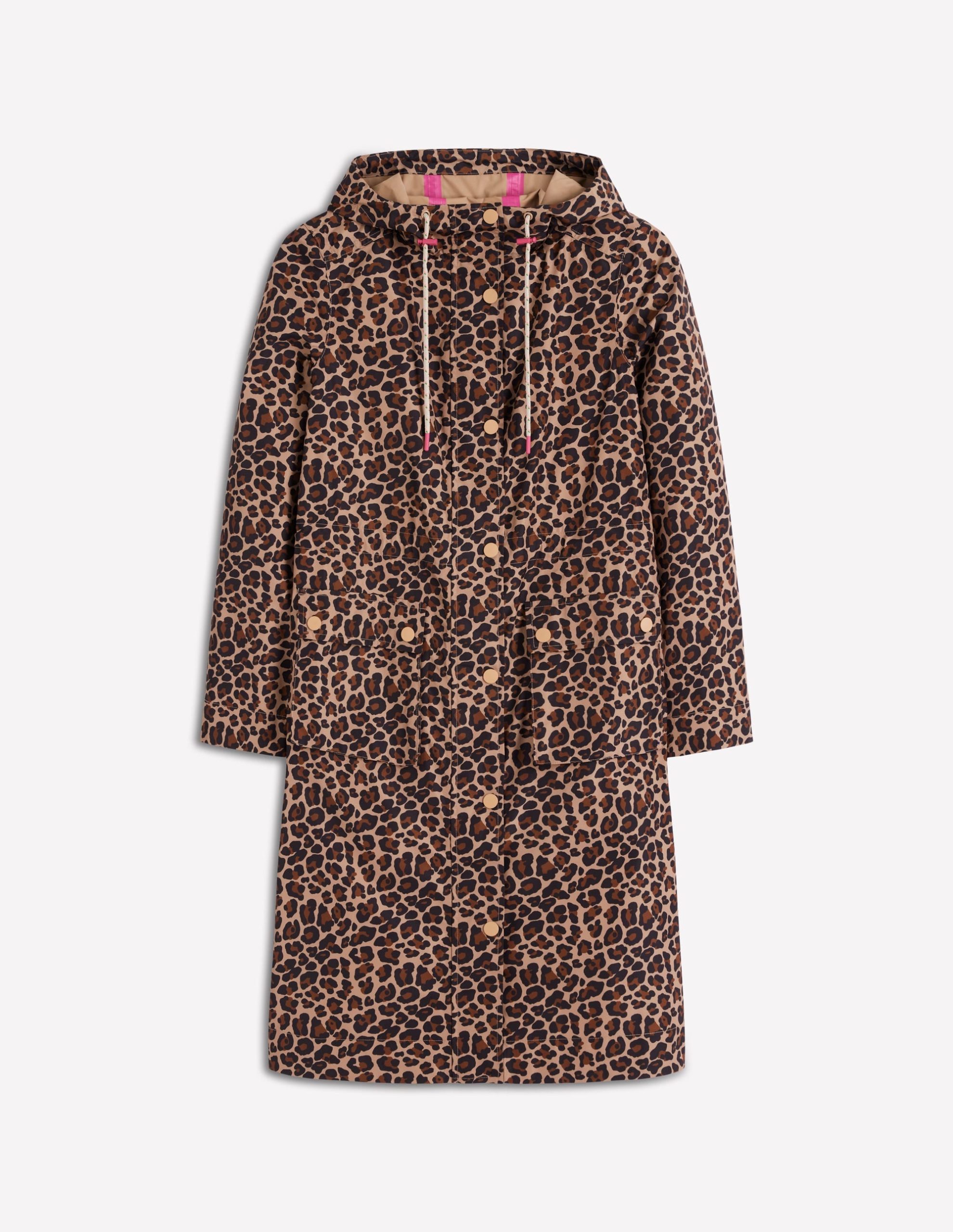 Longline Rain Mac-Multi. Cheetah Pop - Image 6