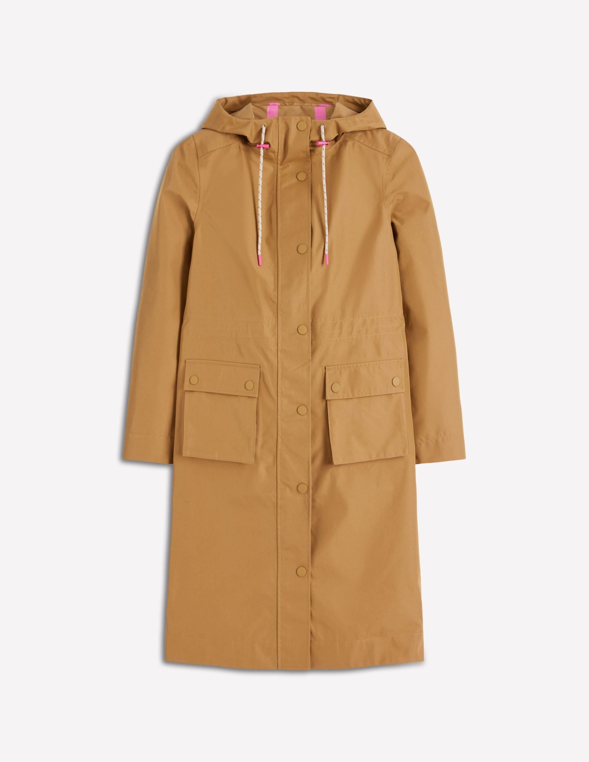 Longline Rain Mac-Hazelnut Brown - Image 5
