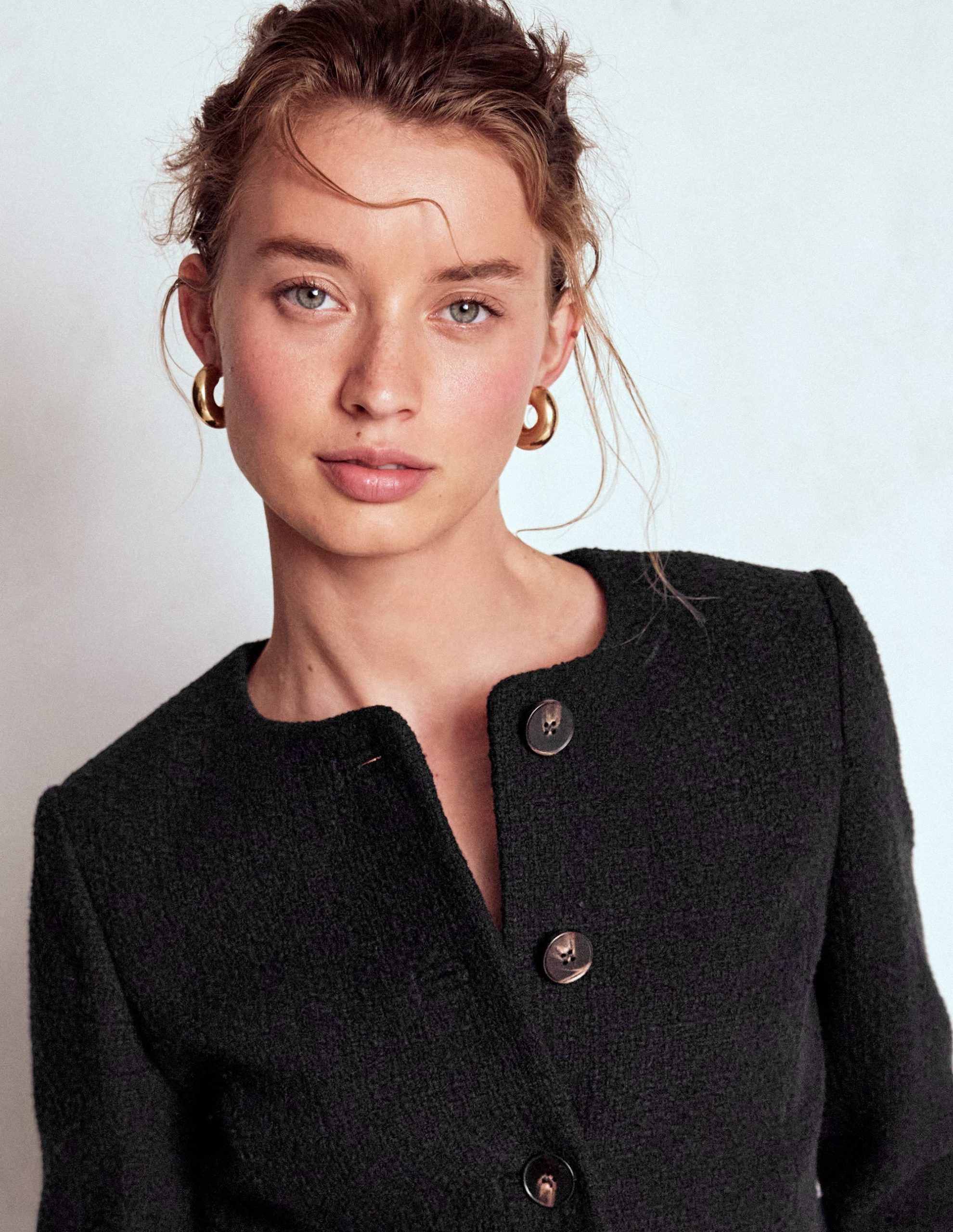 Hampstead Textured Blazer-Black - Image 2