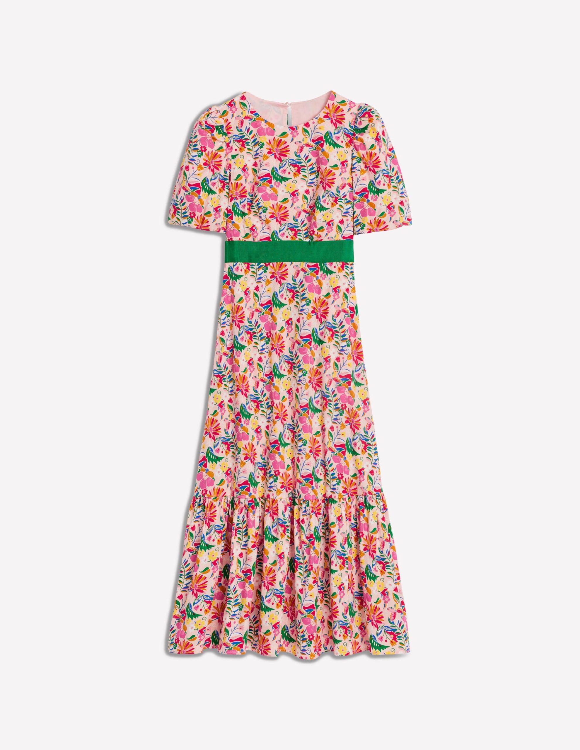 Grosgrain Waist Dress-Multi. Wildflower Trail - Image 5