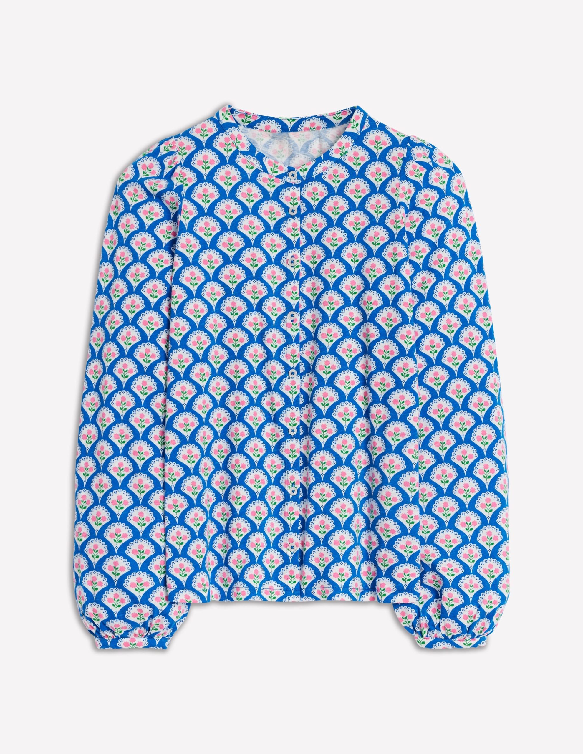 Marina Jersey Shirt-Gallery Blue. Blossom Terrace - Image 5