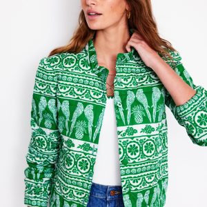 Highbury Quilted Jacket-Ornate Tropics