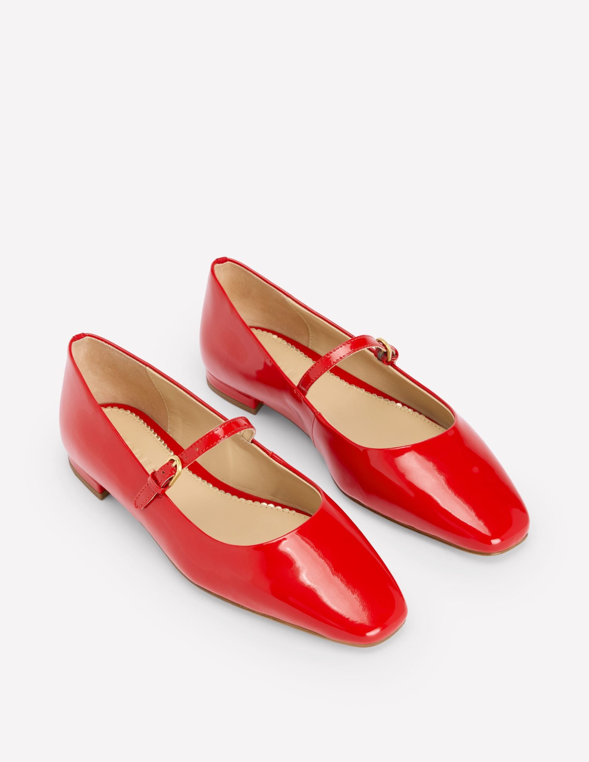 Penelope Mary Jane Flat-Post Box Red Patent - Image 3