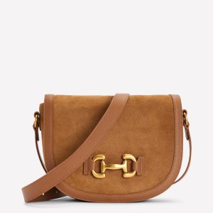 Iris Snaffle Leather Satchel-Tan