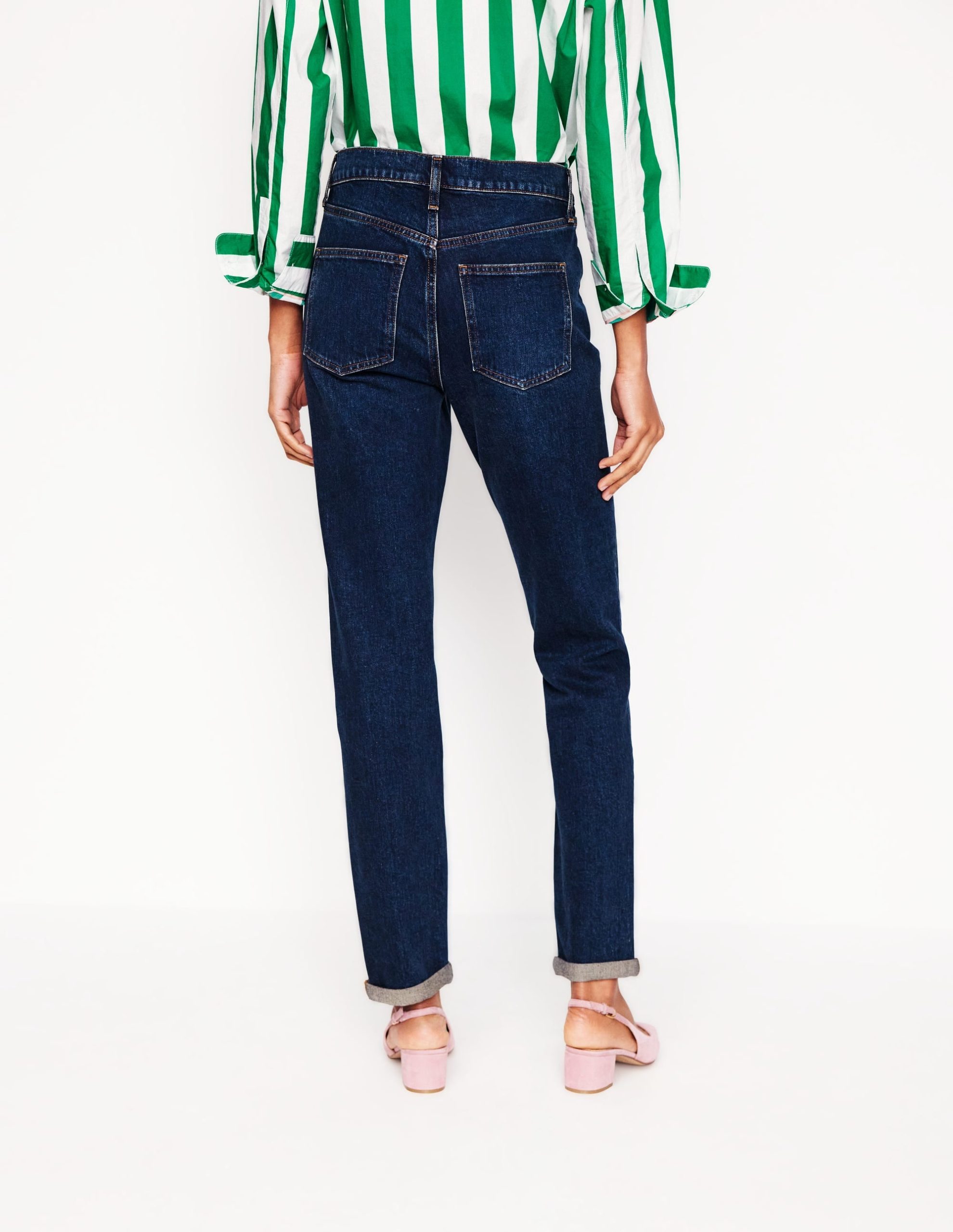 Girlfriend Jeans-Dark Vintage - Image 3