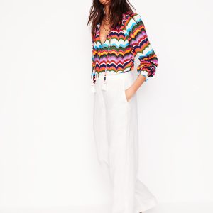 Westbourne Linen Pants-White