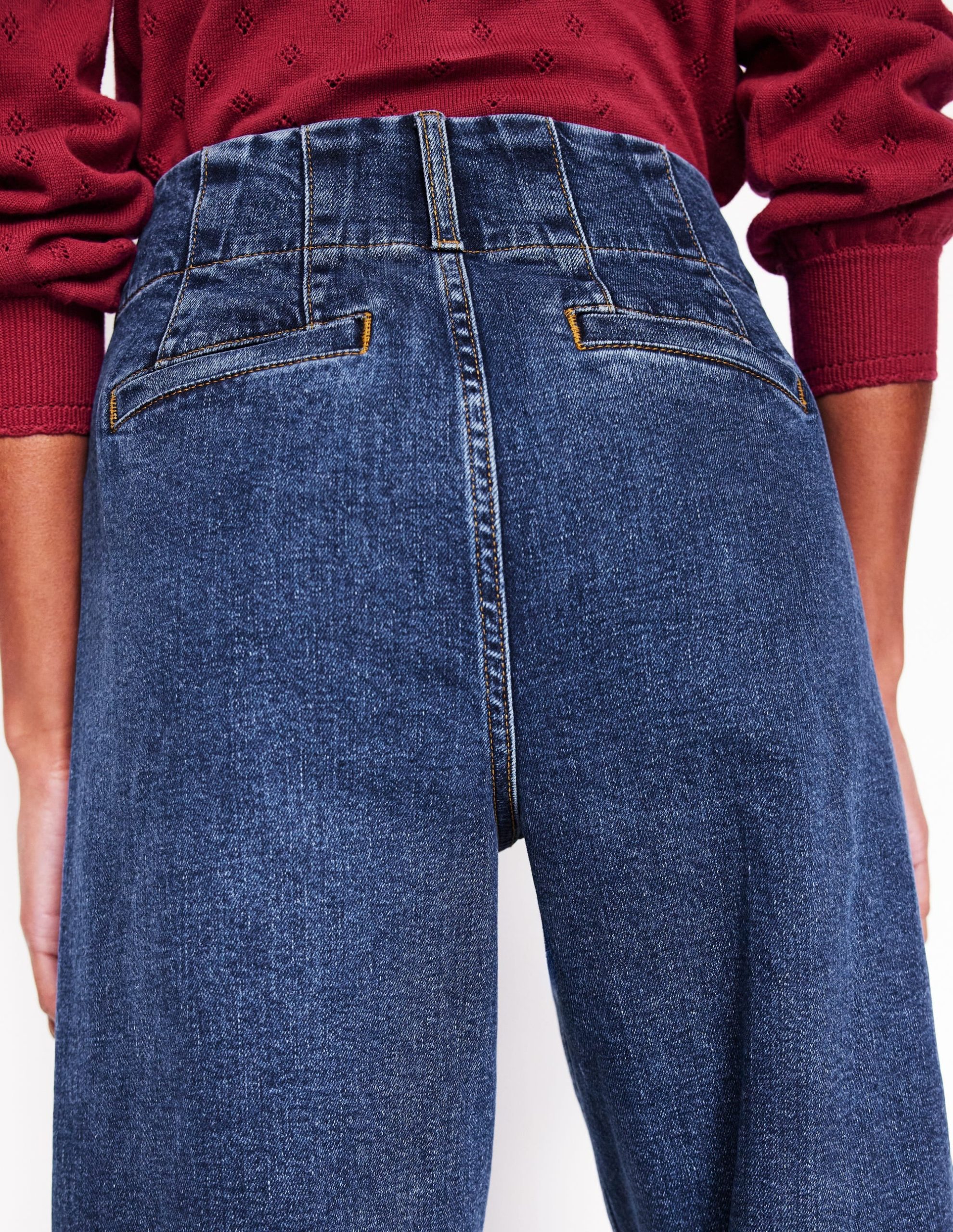 Patch Pocket Cropped Pants-Mid Vintage - Image 4