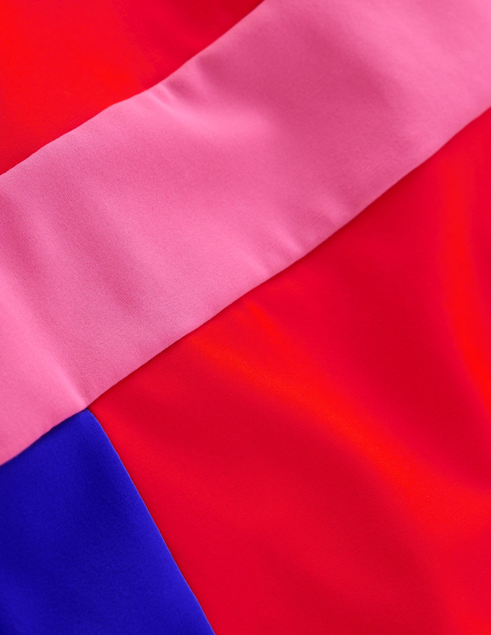 Santorini Halterneck Swimsuit-Fire Red Colourblock - Image 6