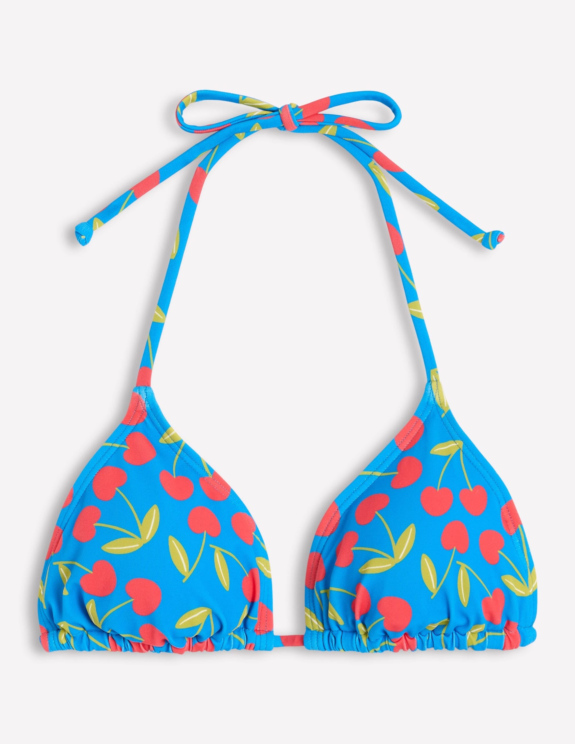 Symi String Bikini Top-Gallery Blue. Cherry Scatter - Image 5
