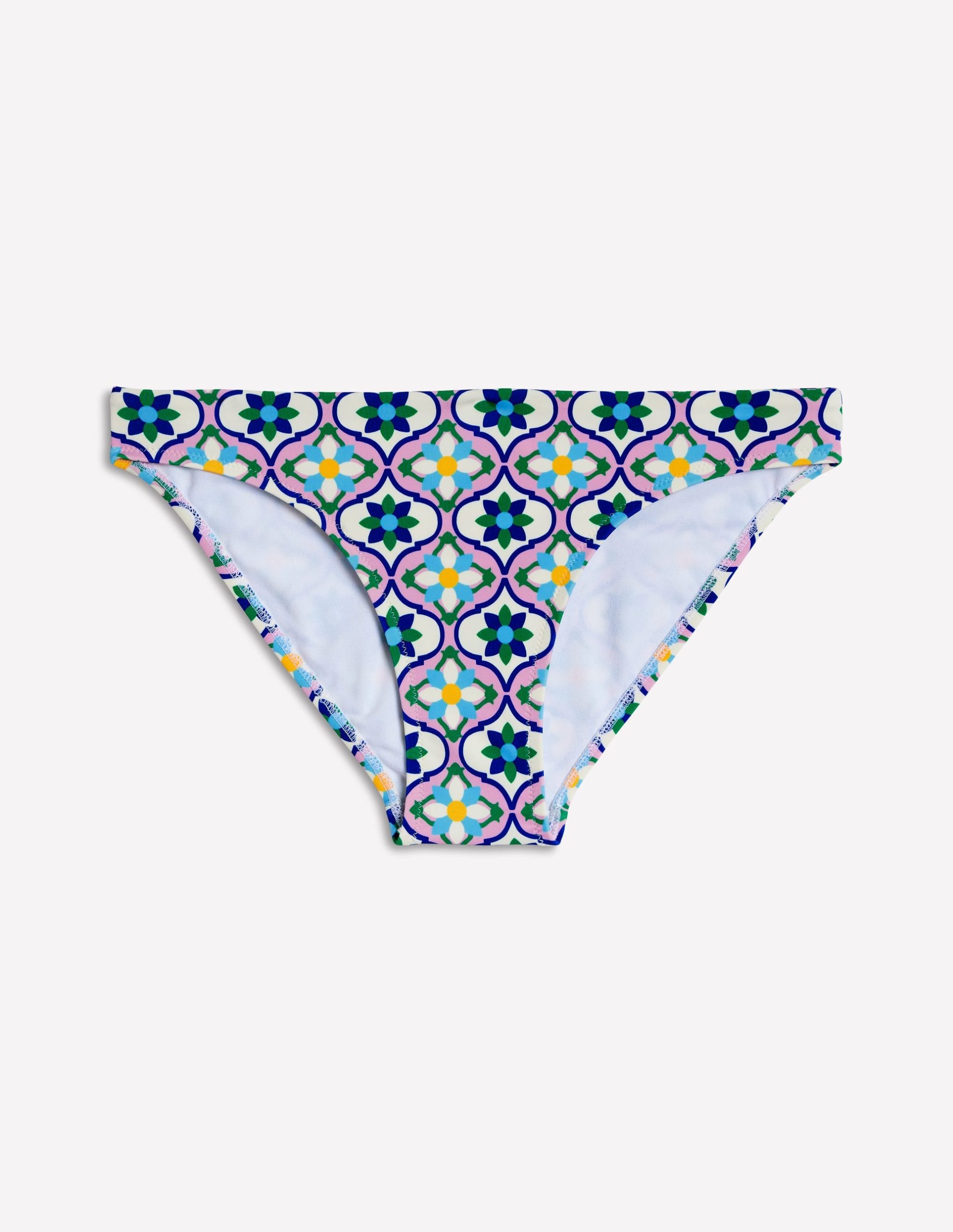 Classic Bikini Bottoms-Multi. Floweret Tile - Image 5