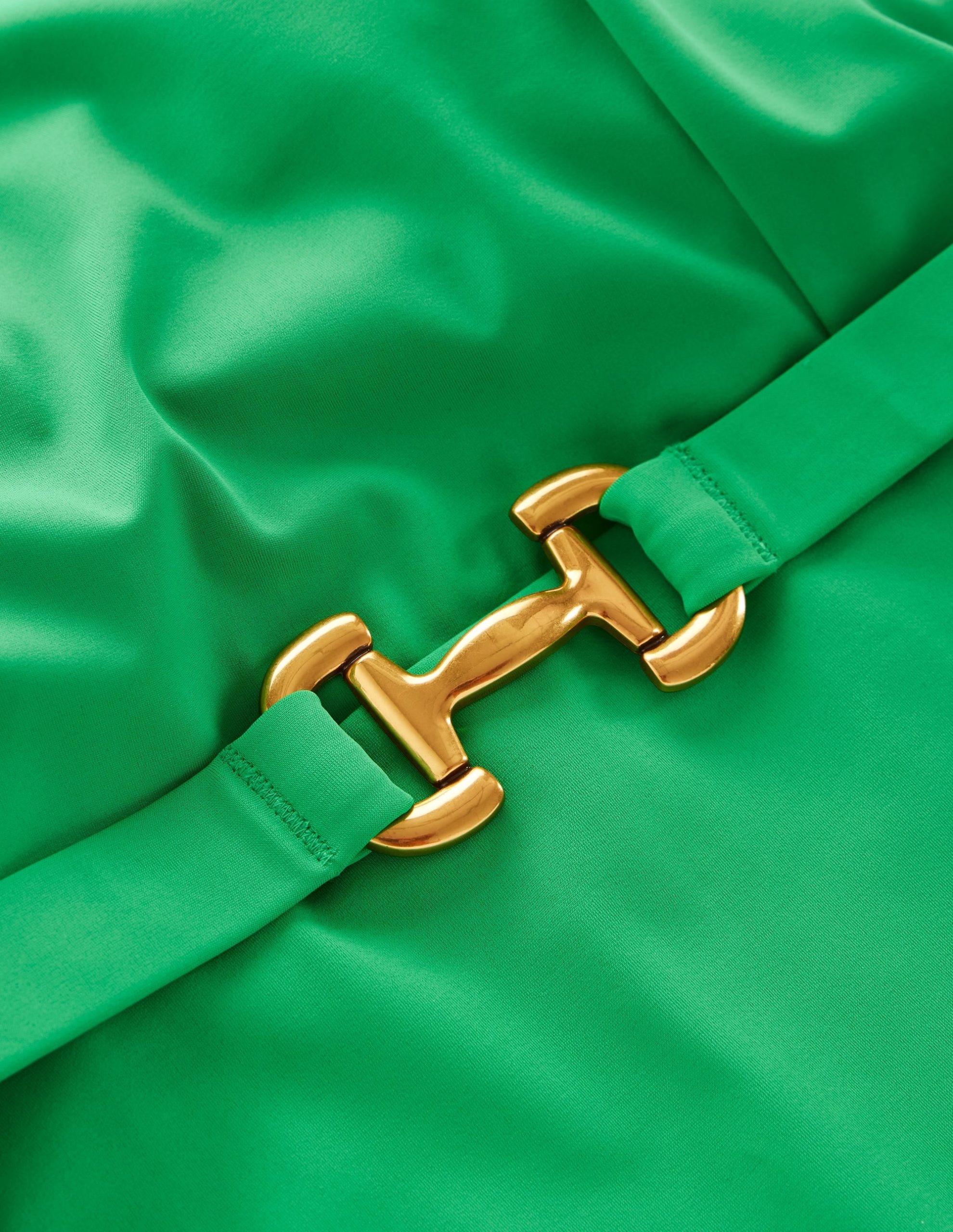 Lefkada Square Neck Swimsuit-Green Snaffle - Image 7