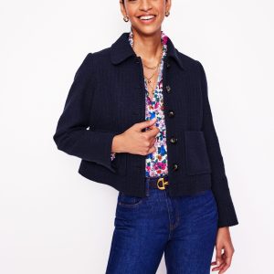 Knightsbridge Swing Jacket-Navy