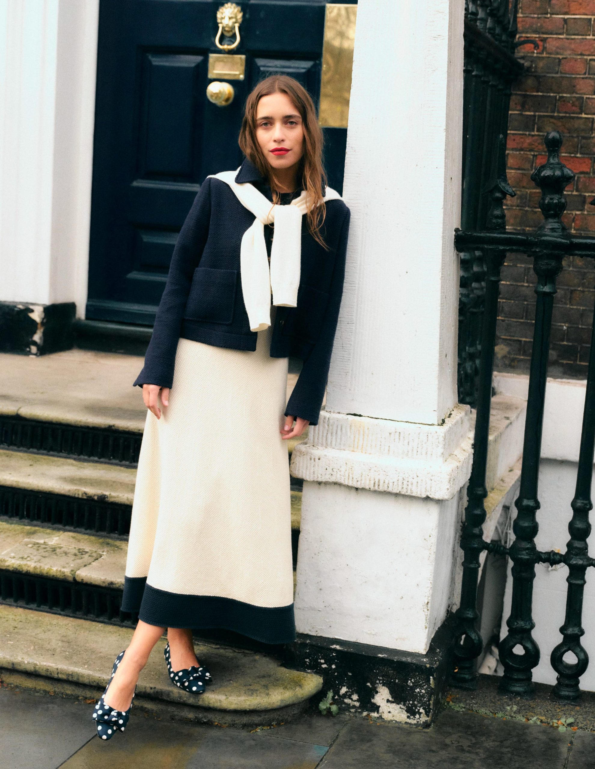 Knightsbridge Swing Jacket-Navy - Image 6