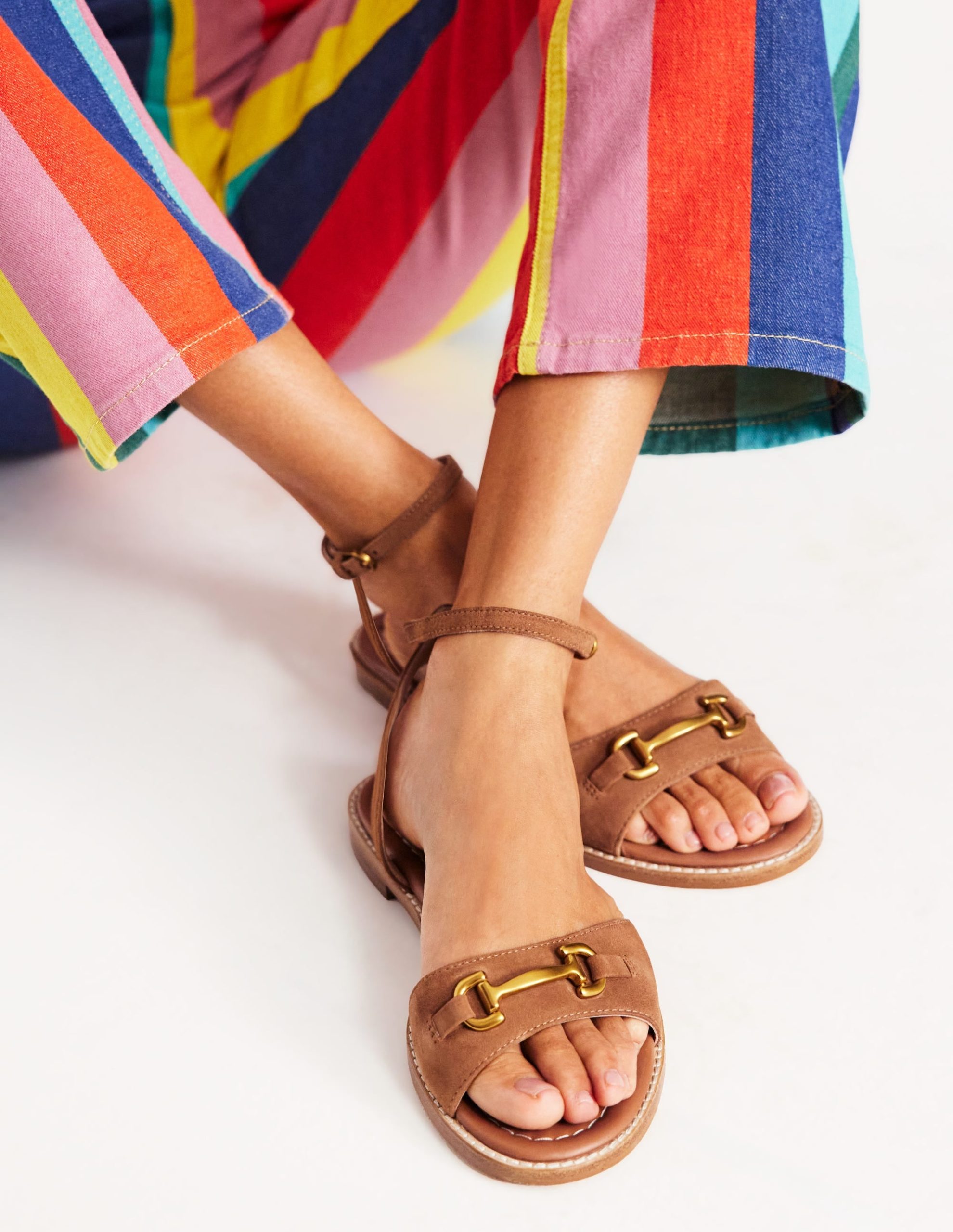 Iris Snaffle Flat Sandals-Ginger Snap - Image 2