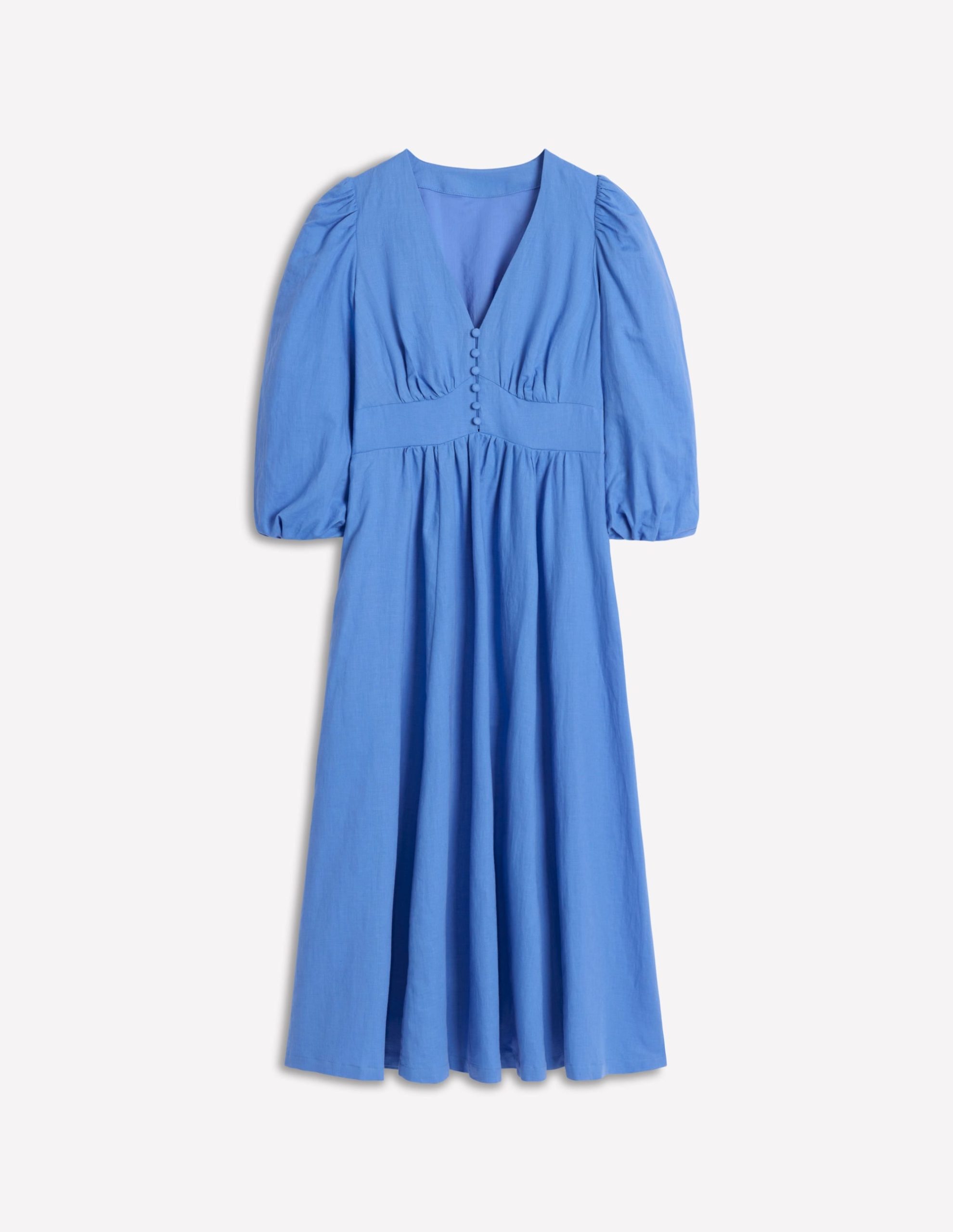 Lola Blouson Maxi Dress-Ocean Blue - Image 6