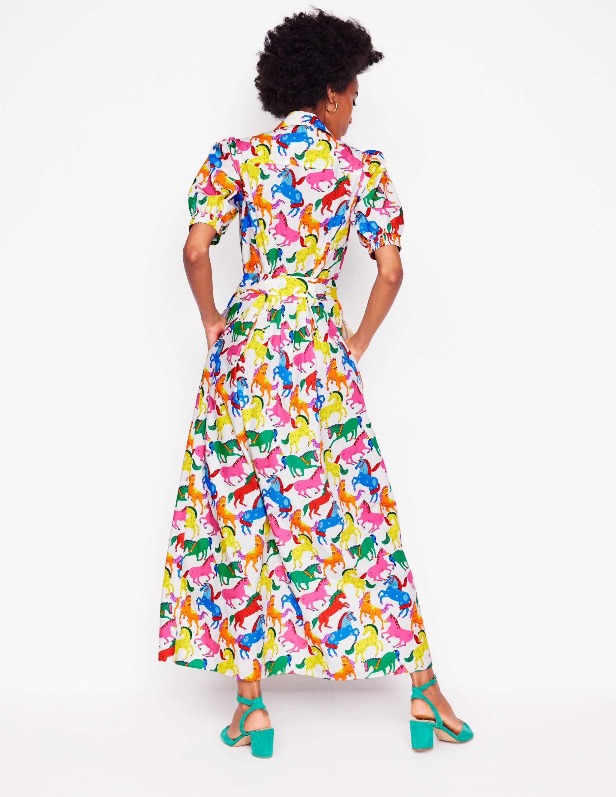 Alexa Maxi Shirt Dress-Multi. Pony Club - Image 4