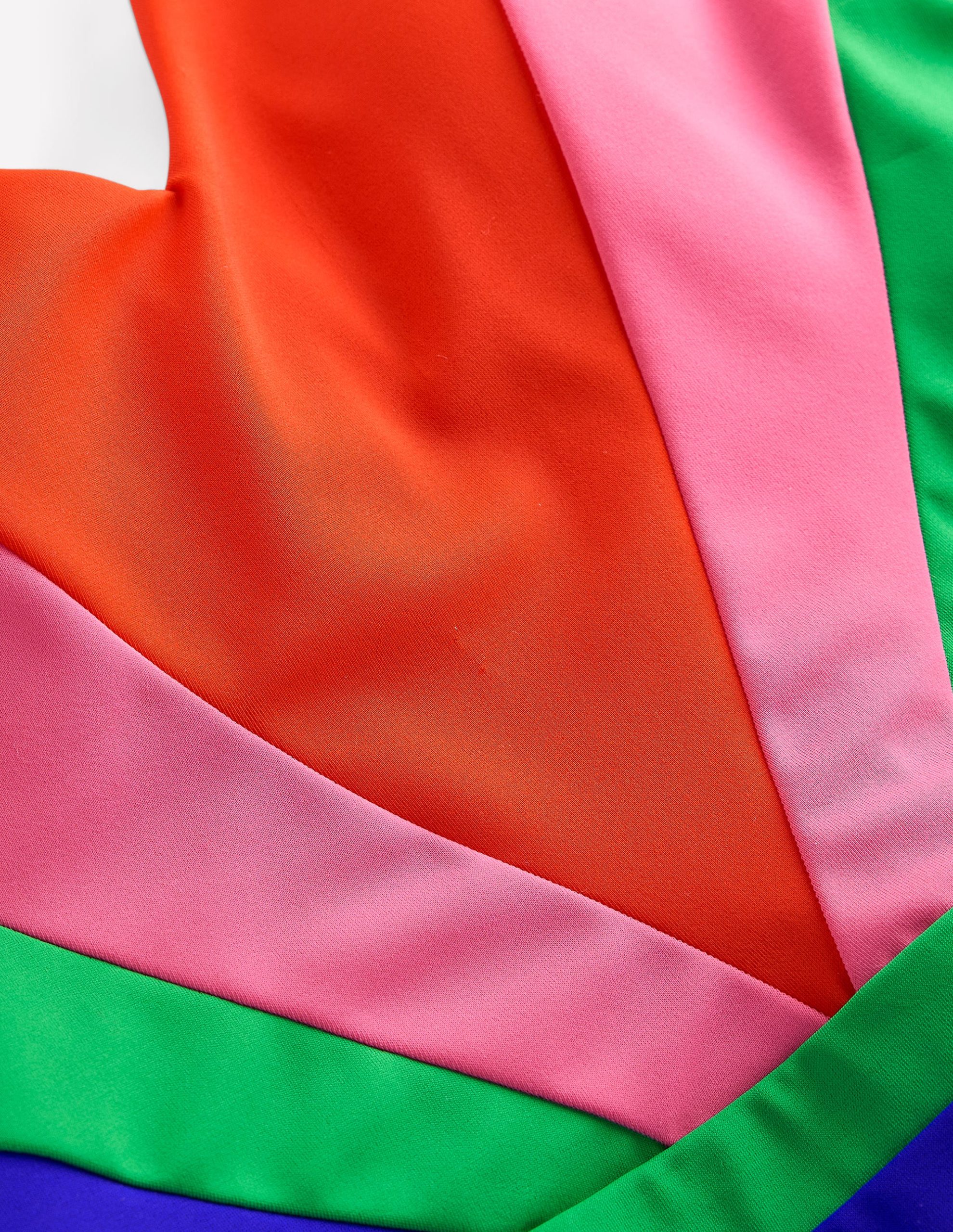 Syros V Neck Swimsuit-Multi Colourblock - Image 6