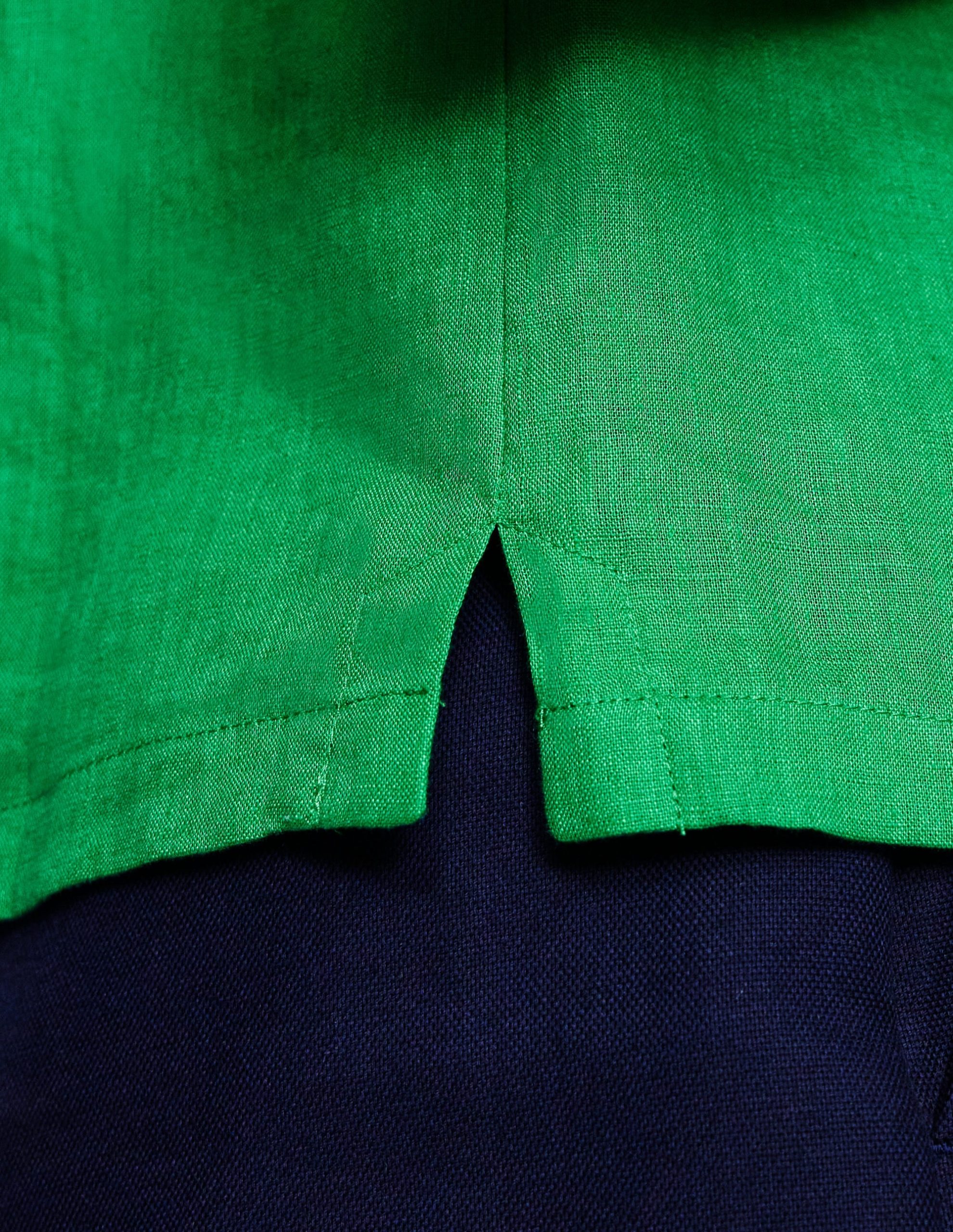 Linen Shell Top-Sapling Green - Image 3