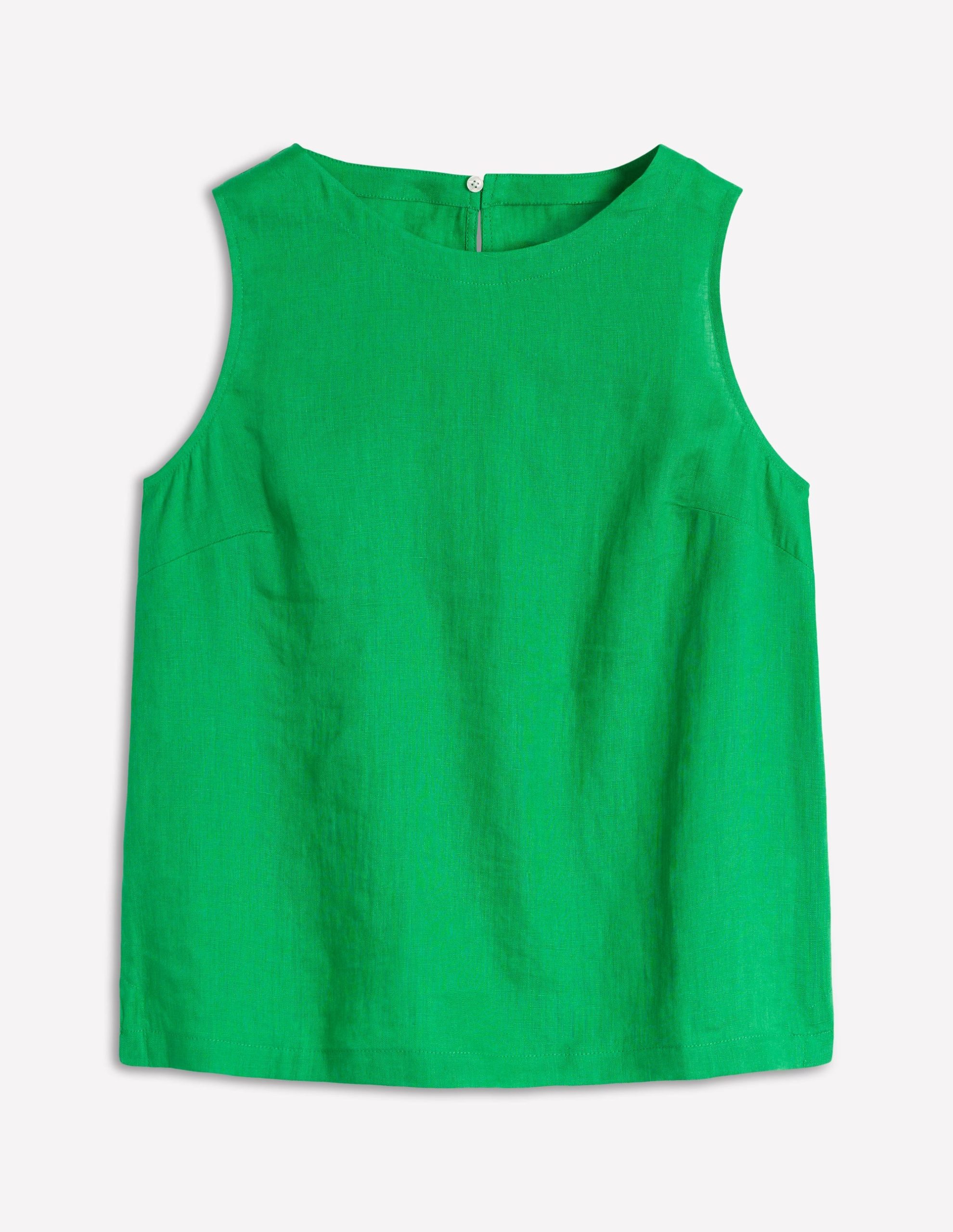 Linen Shell Top-Sapling Green - Image 5