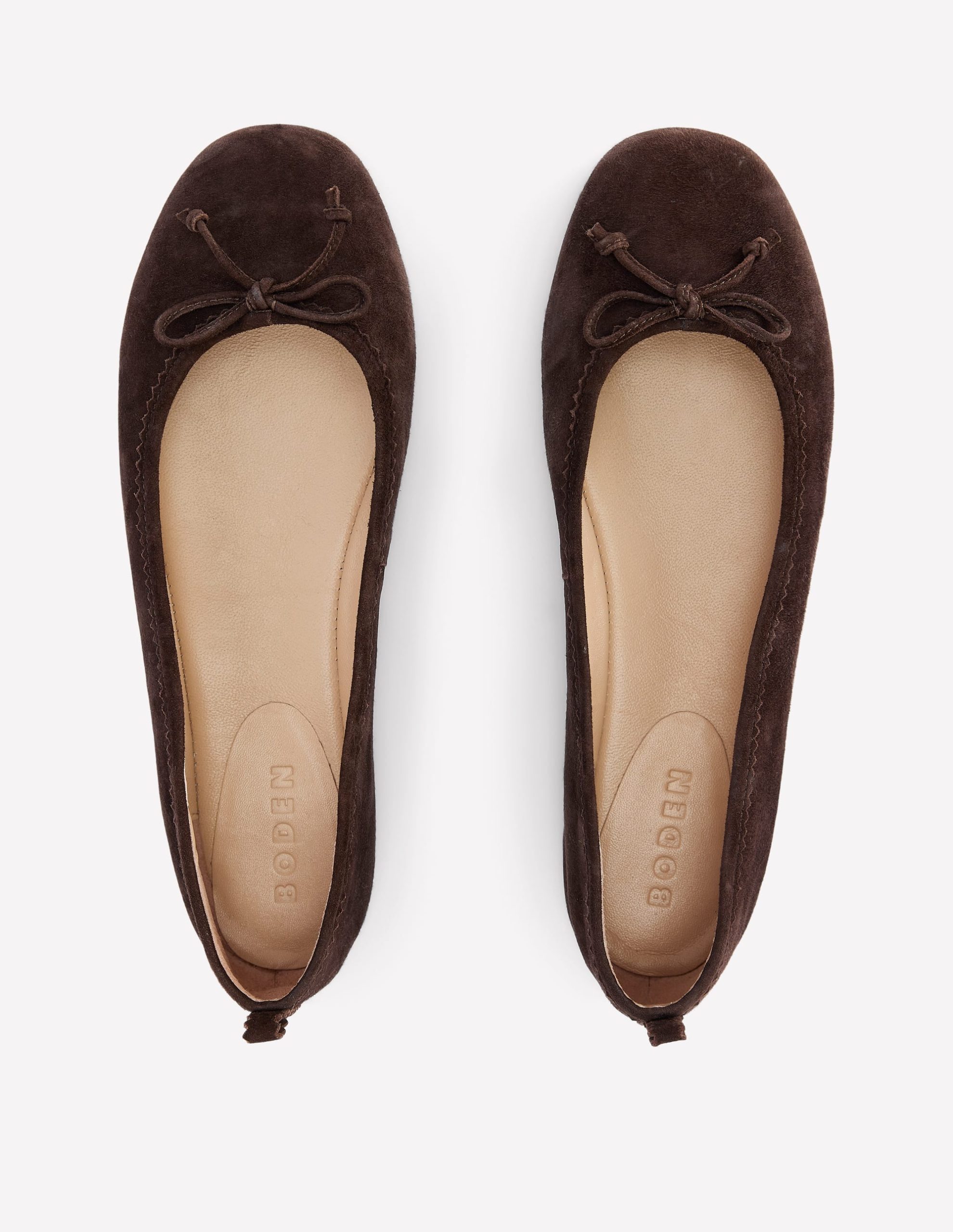 Kitty Flexi Sole Ballet Flats-Chocolate - Image 5