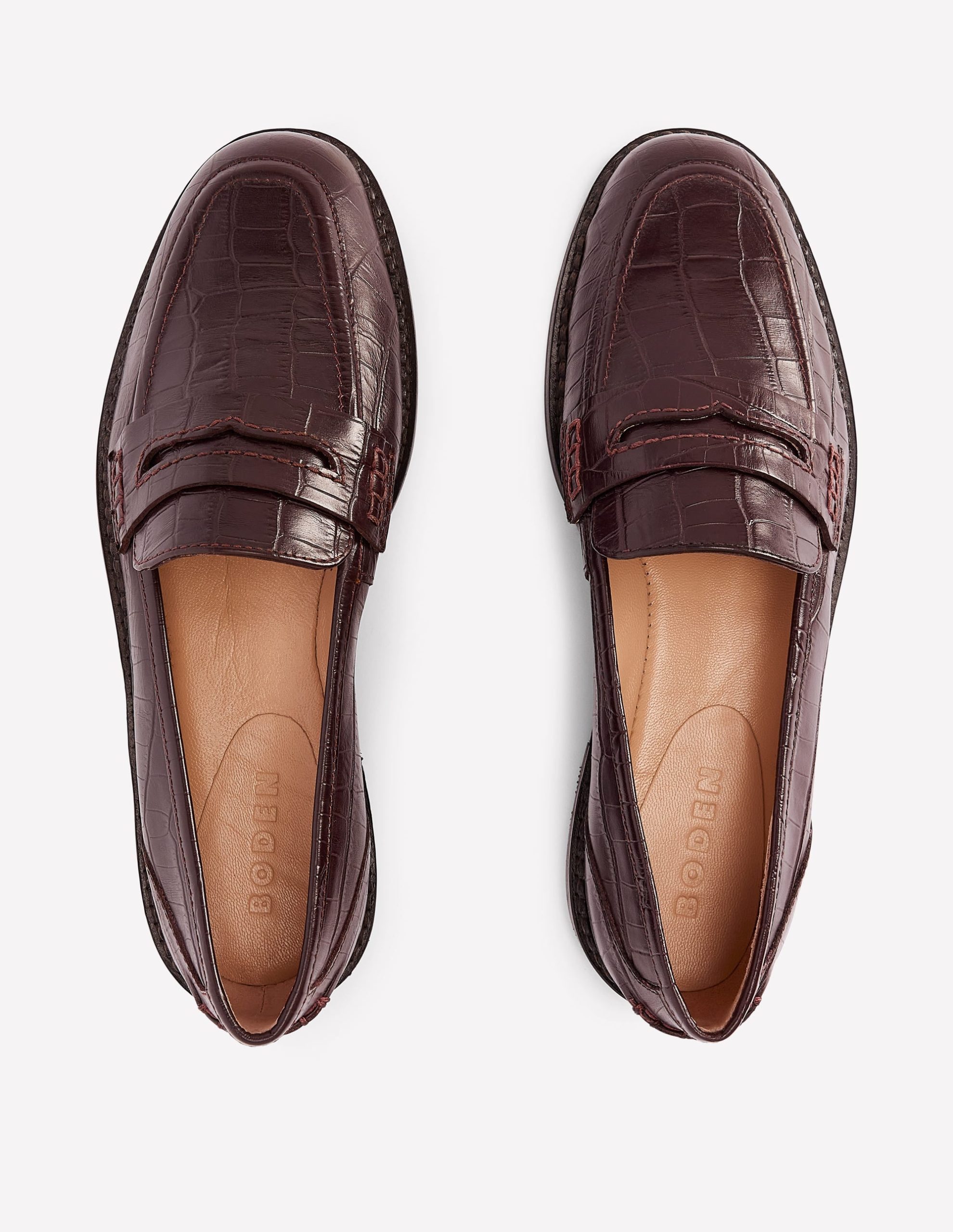 Nya Penny Loafers-Oxblood - Image 7