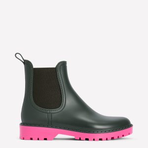 Chelsea Wellie Boot-Woodland Green