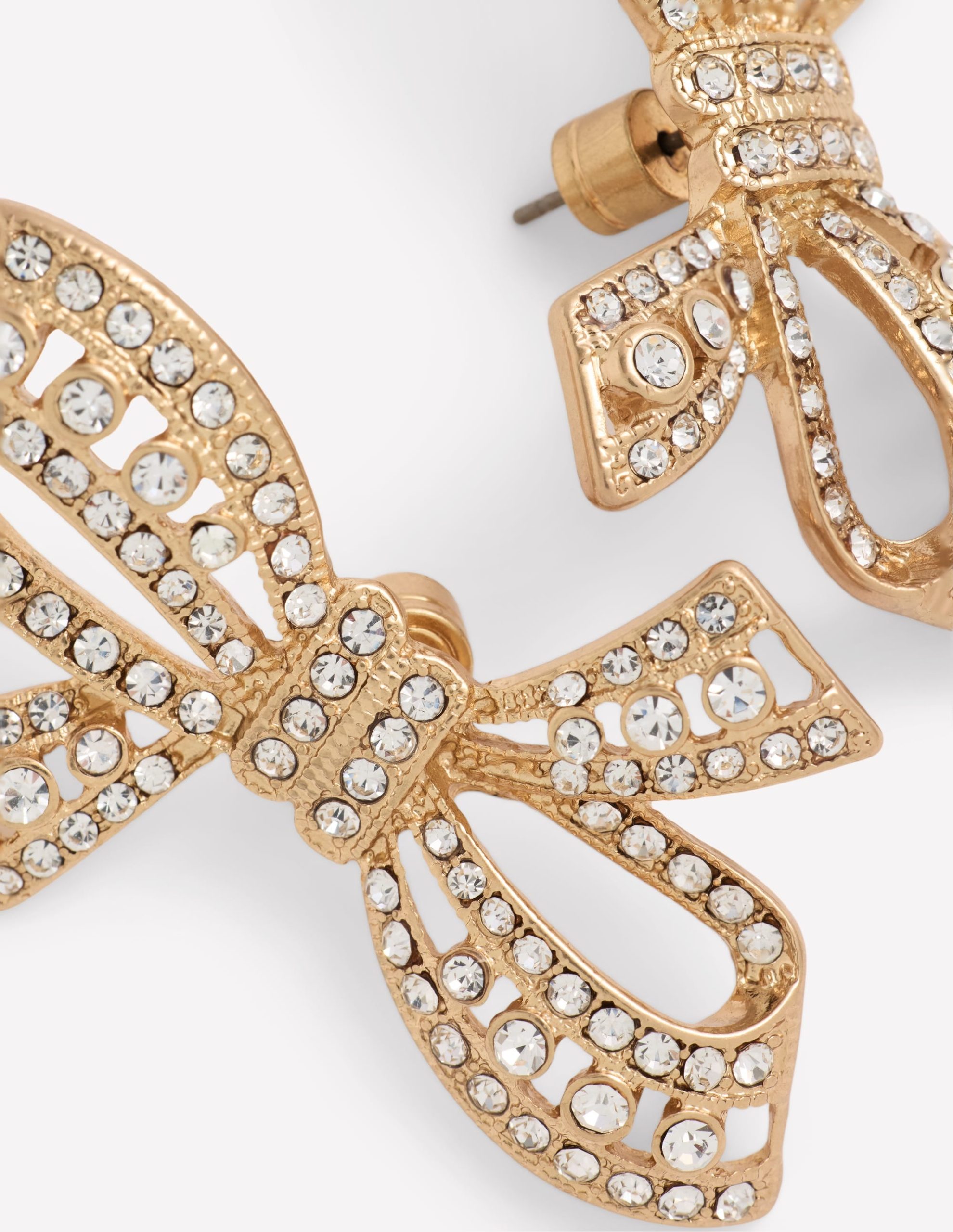 Jewel Novelty Earrings-Gold Colour - Image 3