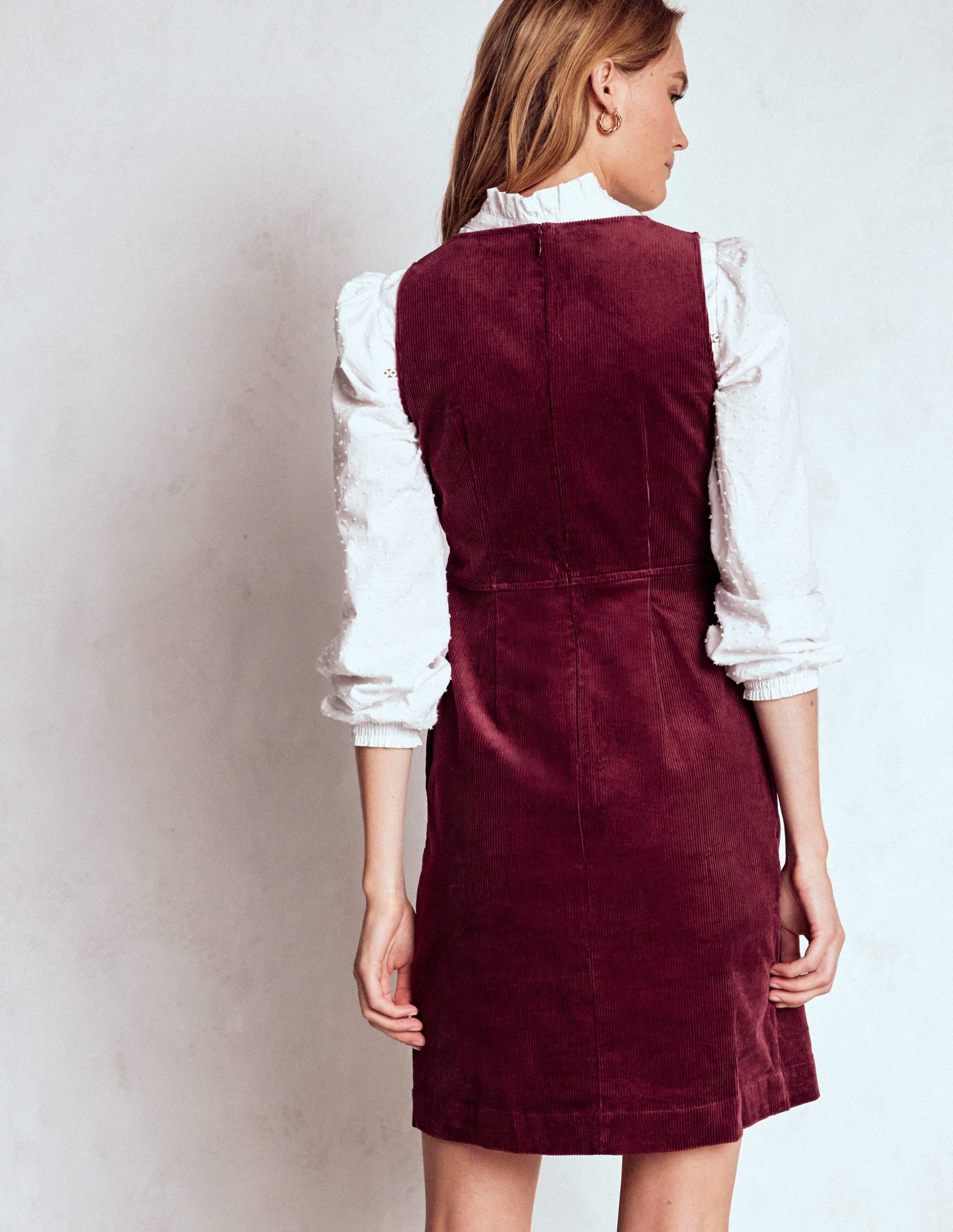 Annie Cord Shift Dress-Deep Wisteria - Image 4