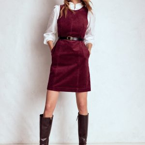 Annie Cord Shift Dress-Deep Wisteria