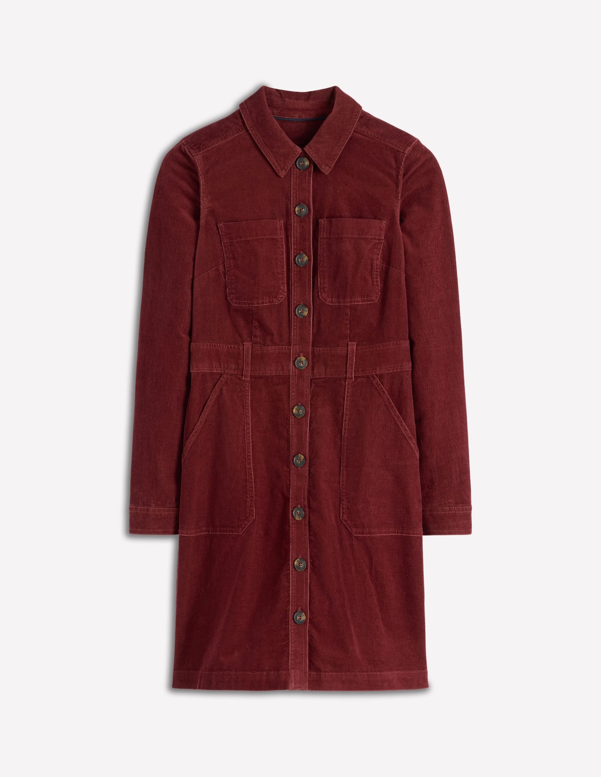 Amanda Cord Short Dress-Chestnut - Image 6