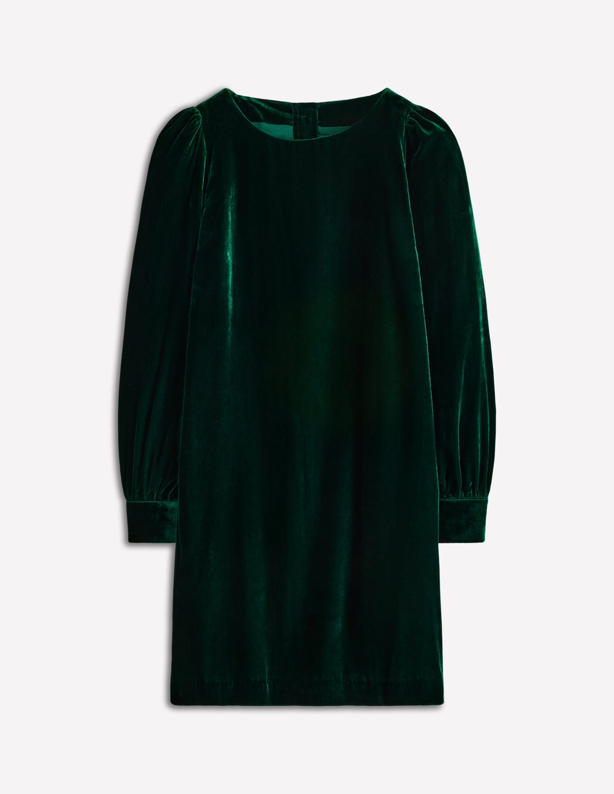 Estella Velvet Shift Dress-Emerald Night - Image 7