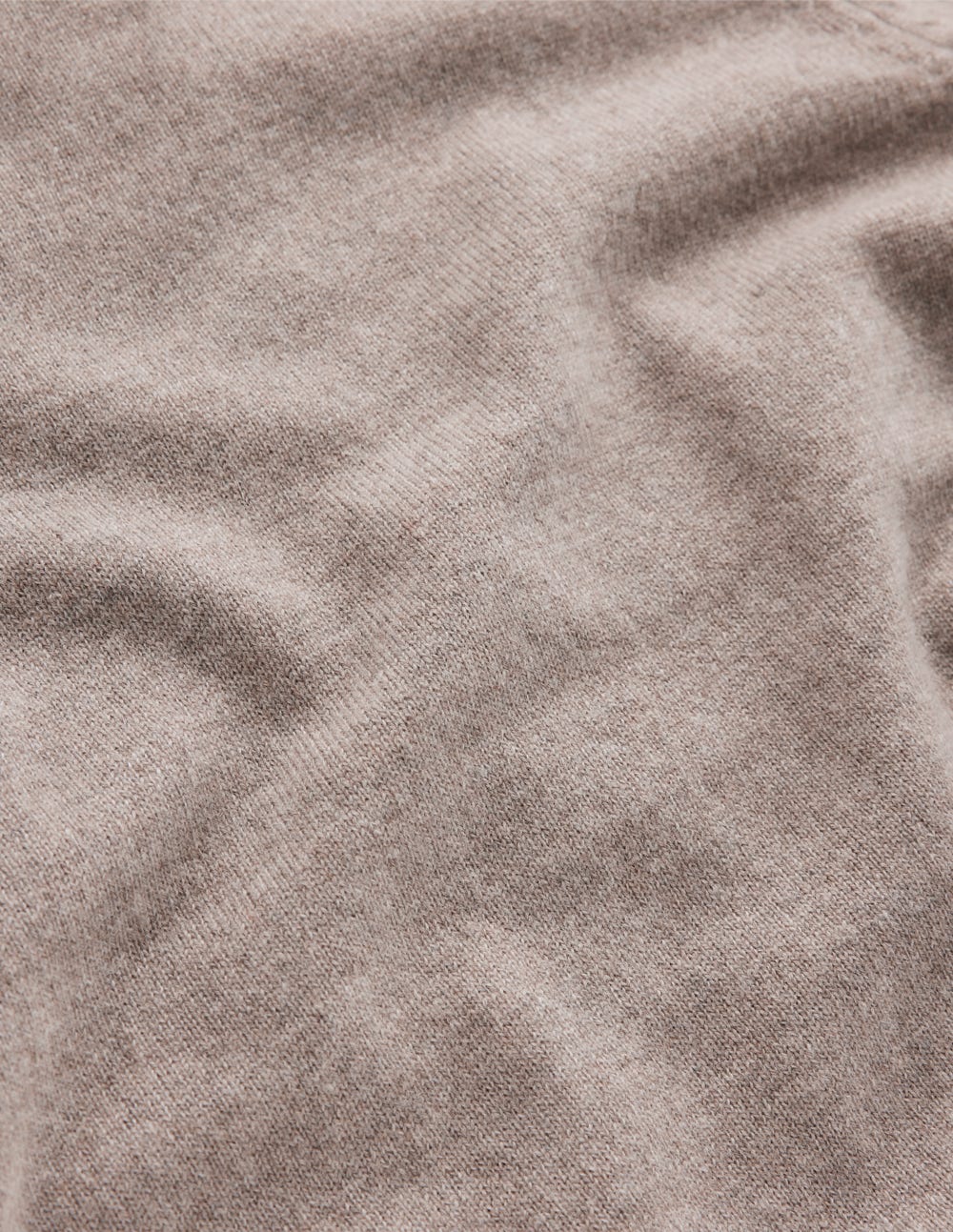 Eva Cashmere Roll Neck Sweater-Mink Melange - Image 6