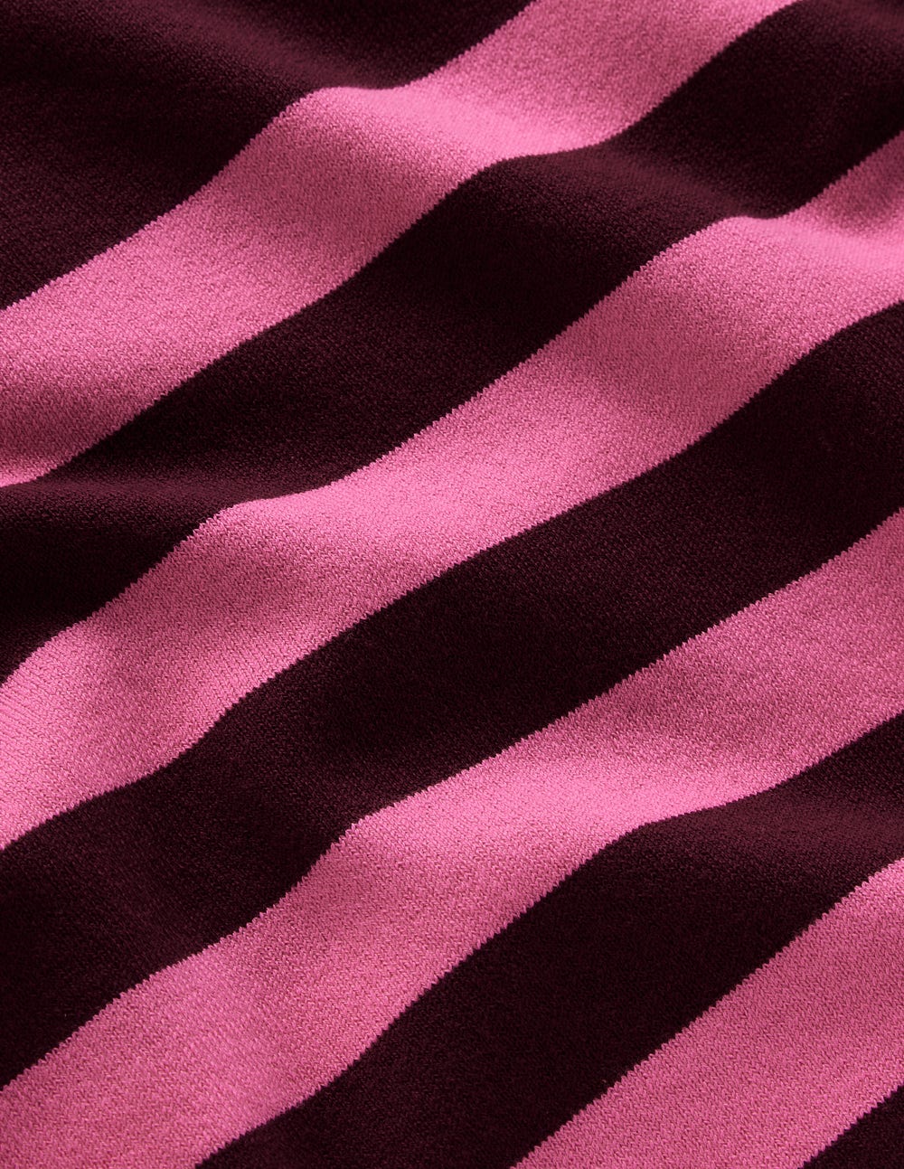 Emilia Cotton Crew Sweater-Chestnut/Pink Stripe - Image 6