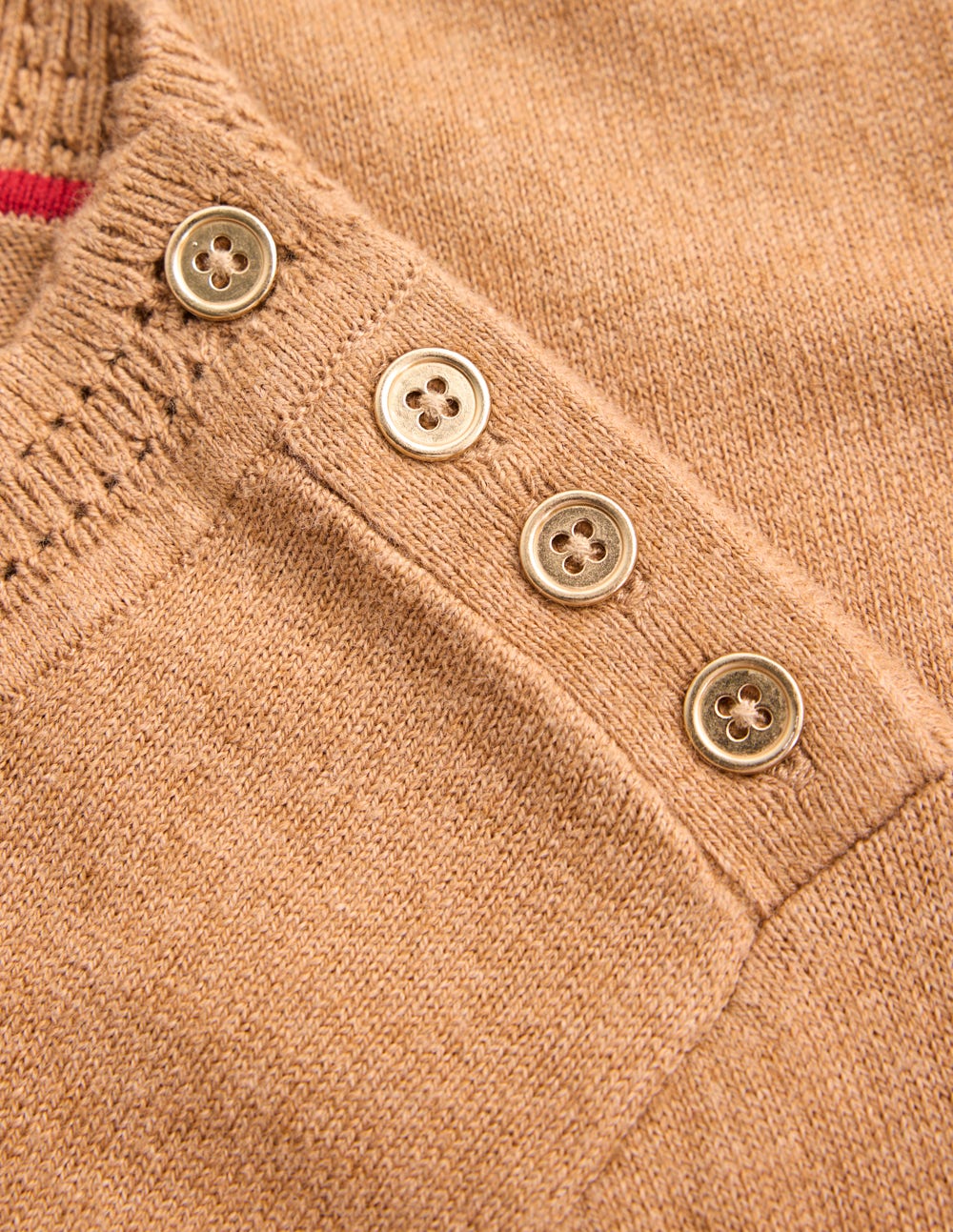 Briony Stitch Sweater-Camel Melange - Image 8