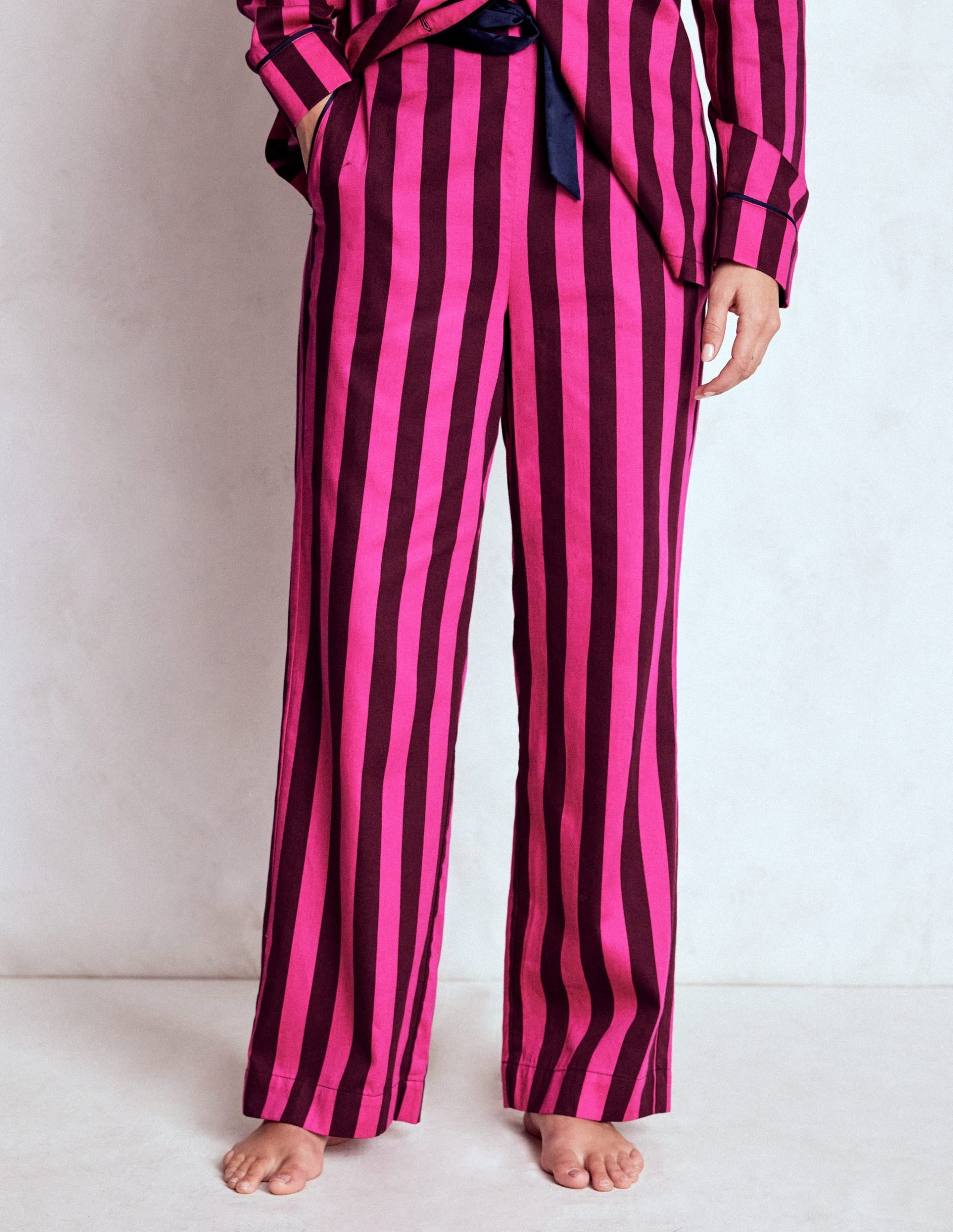 Cotton Pajama Pants-Pink Stripe - Image 5