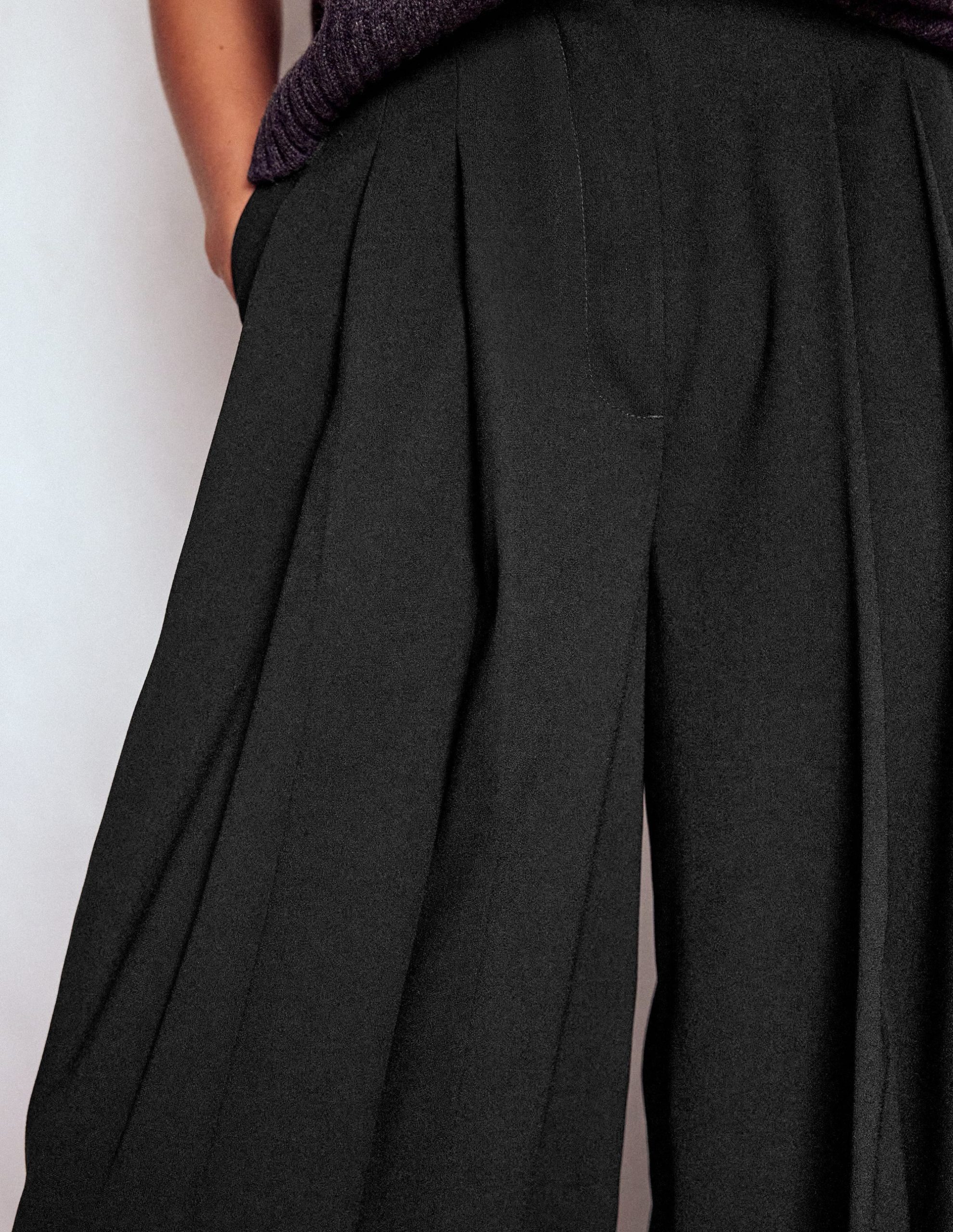 Regent Wide Leg Pants-Black - Image 2