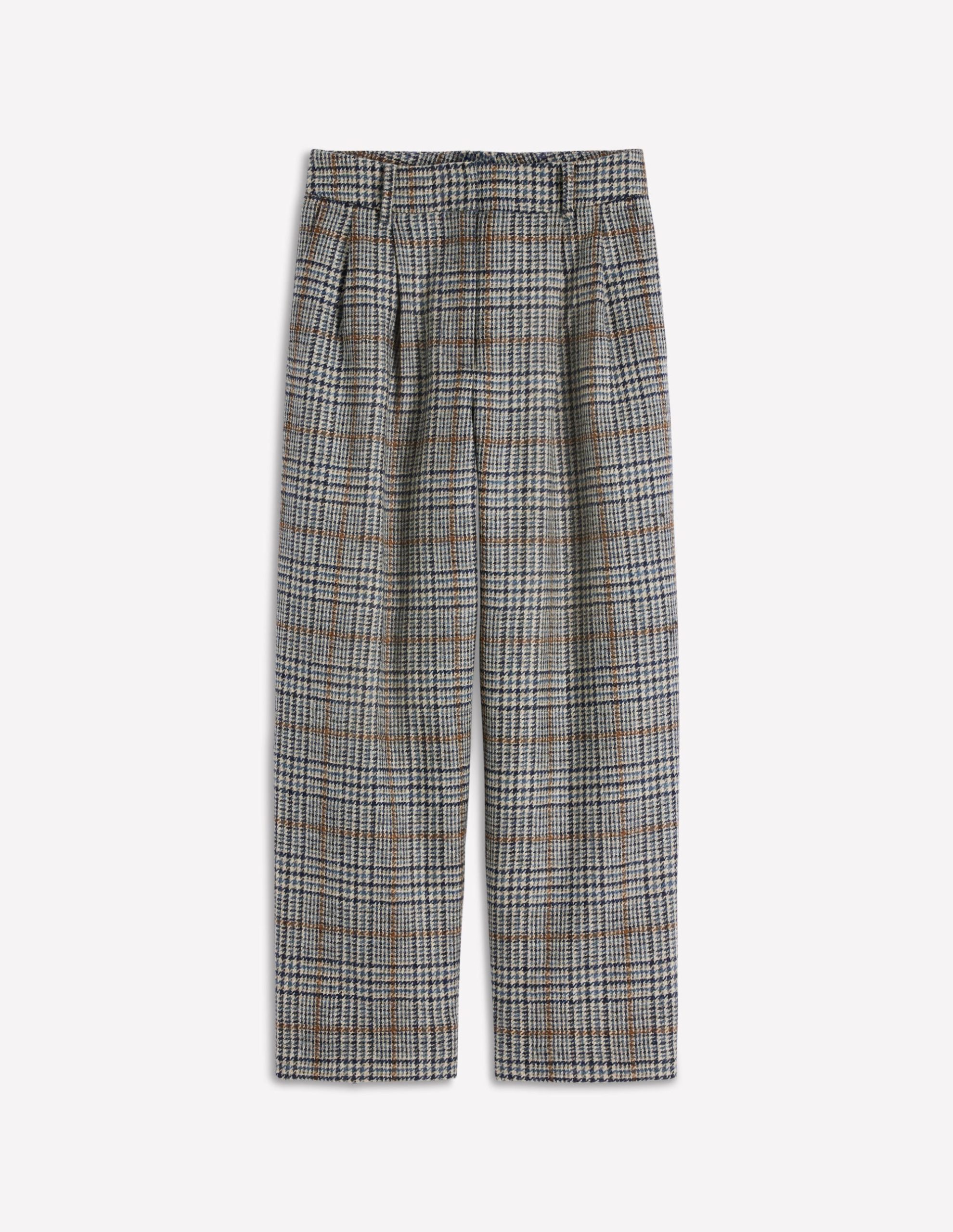 Bloomsbury Wool Pants-Blue and Grey Prince of Wales - Image 8