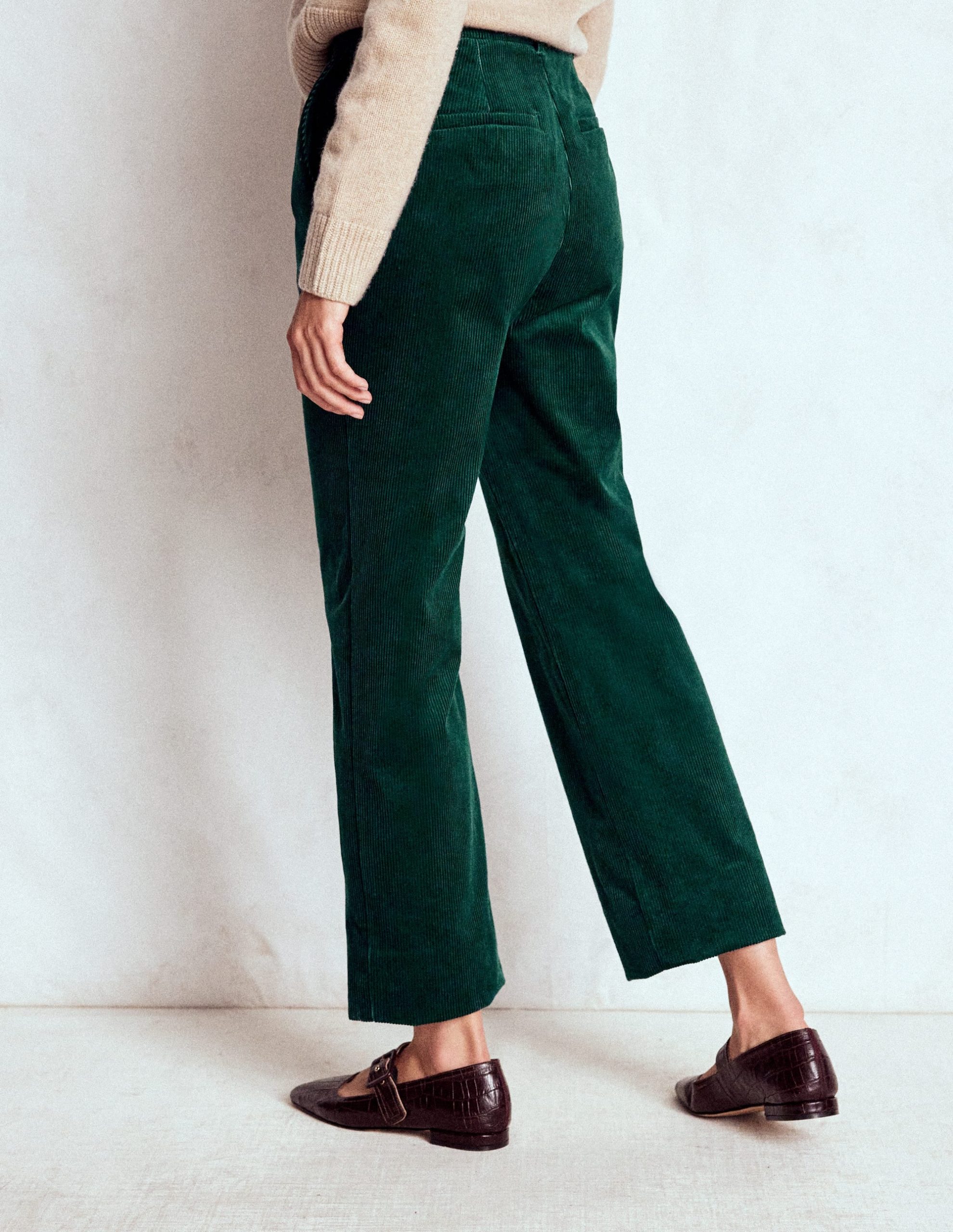 Canonbury Cord Pants-Emerald Night - Image 3