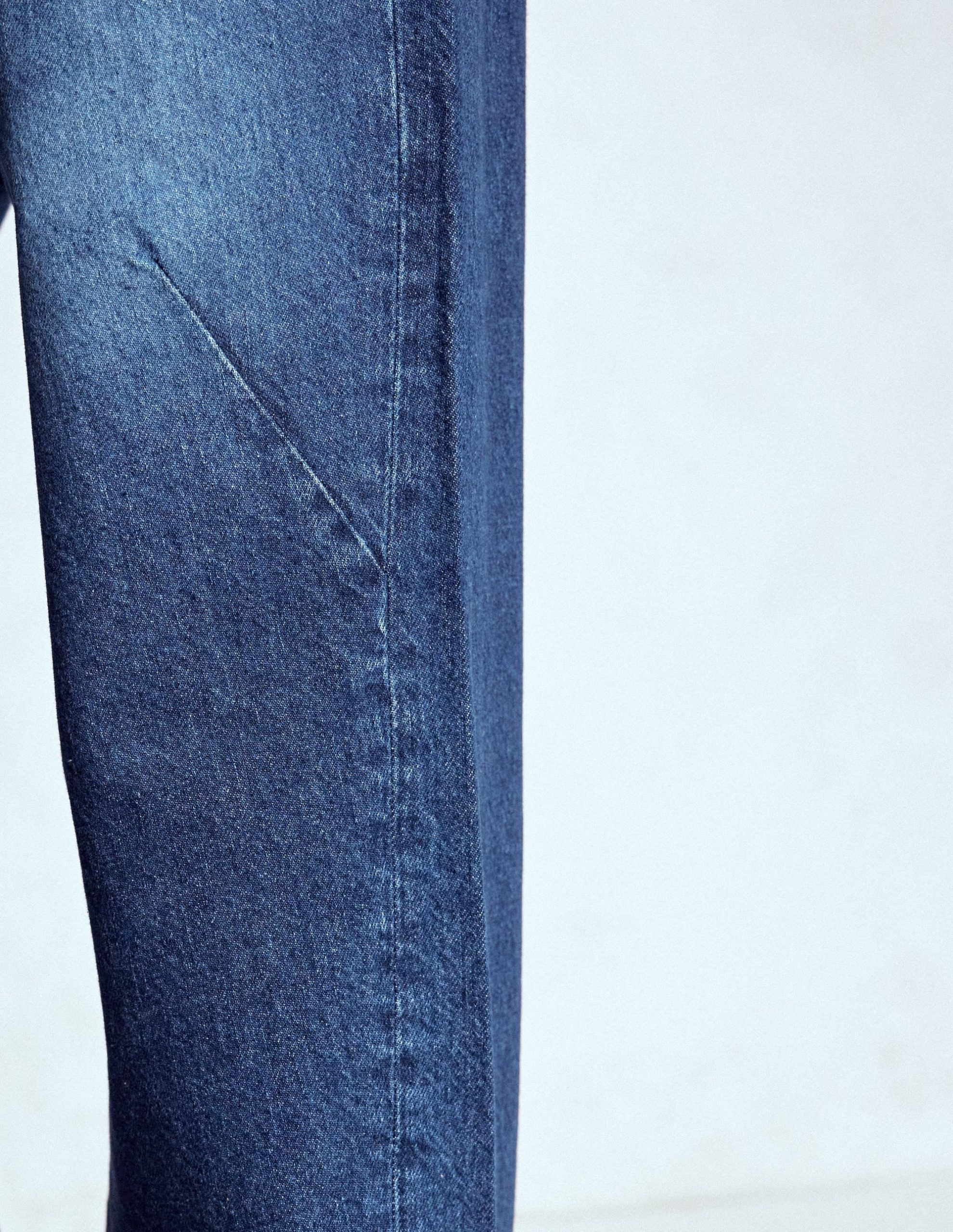 Full Length Barrel Leg Jeans-Dark Vintage - Image 6