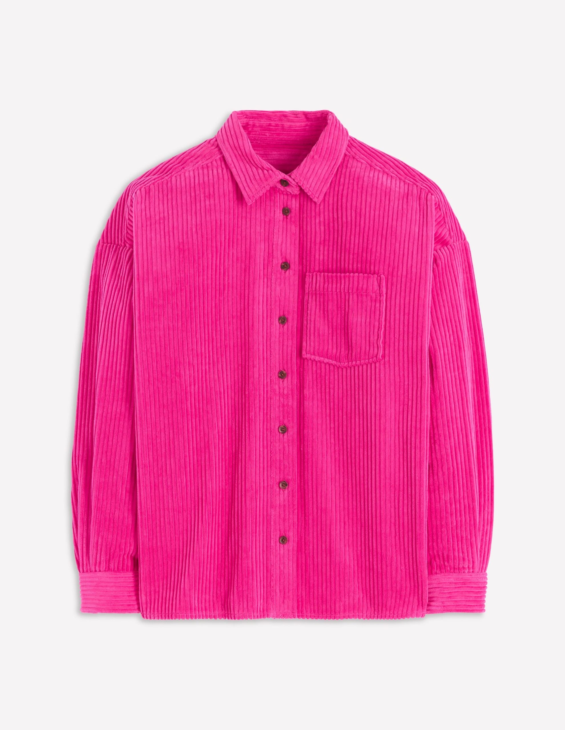 Cord Overshirt-Pink Peony - Image 6