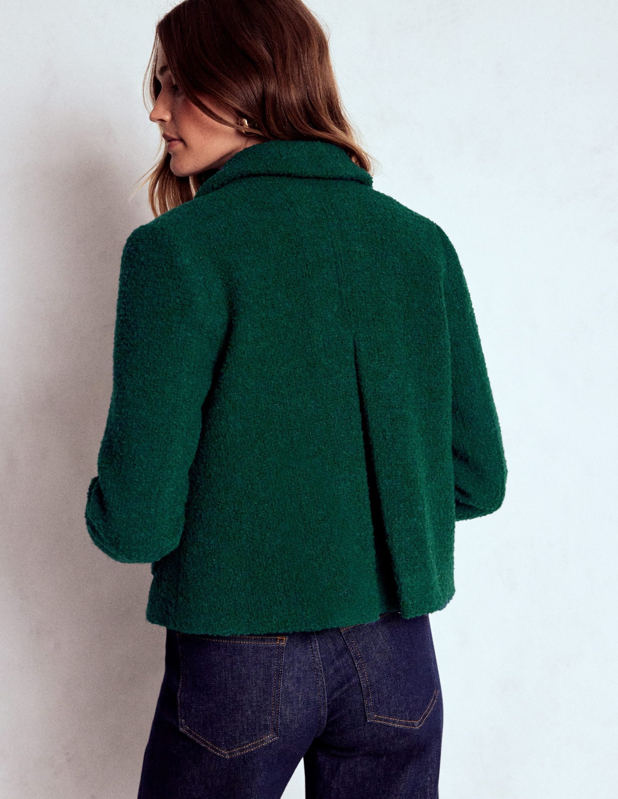 Knightsbridge Wool Jacket-Emerald Night - Image 3